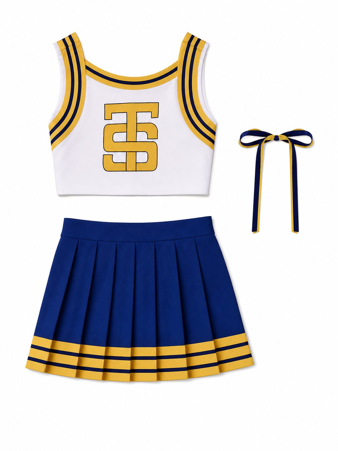 Taylor Swift Cheerleader Cosplay Costume with Bow