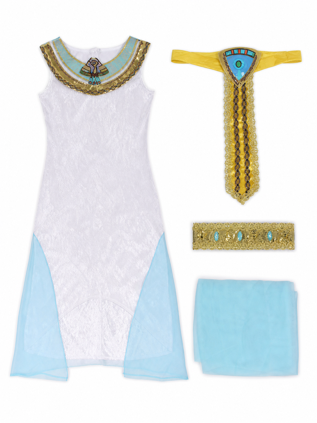 Ancient Egyptian Style Carnival Costume for Cosplay
