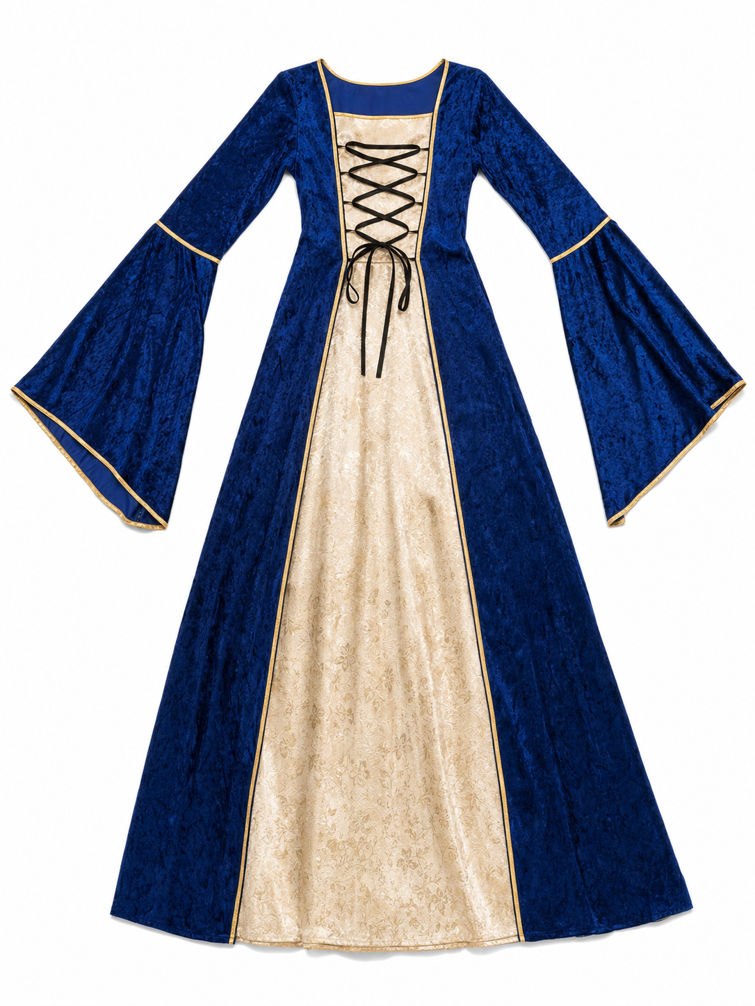 Vampire Costume — Long Court Dress for Cosplay included items