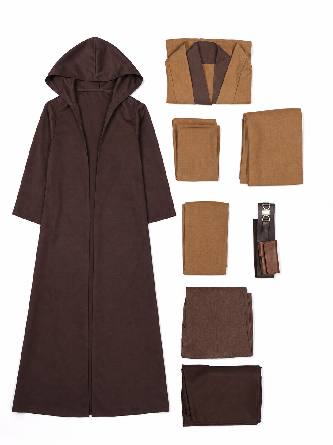 Obi-Wan Kenobi Cosplay Costume, Multi-Piece Set