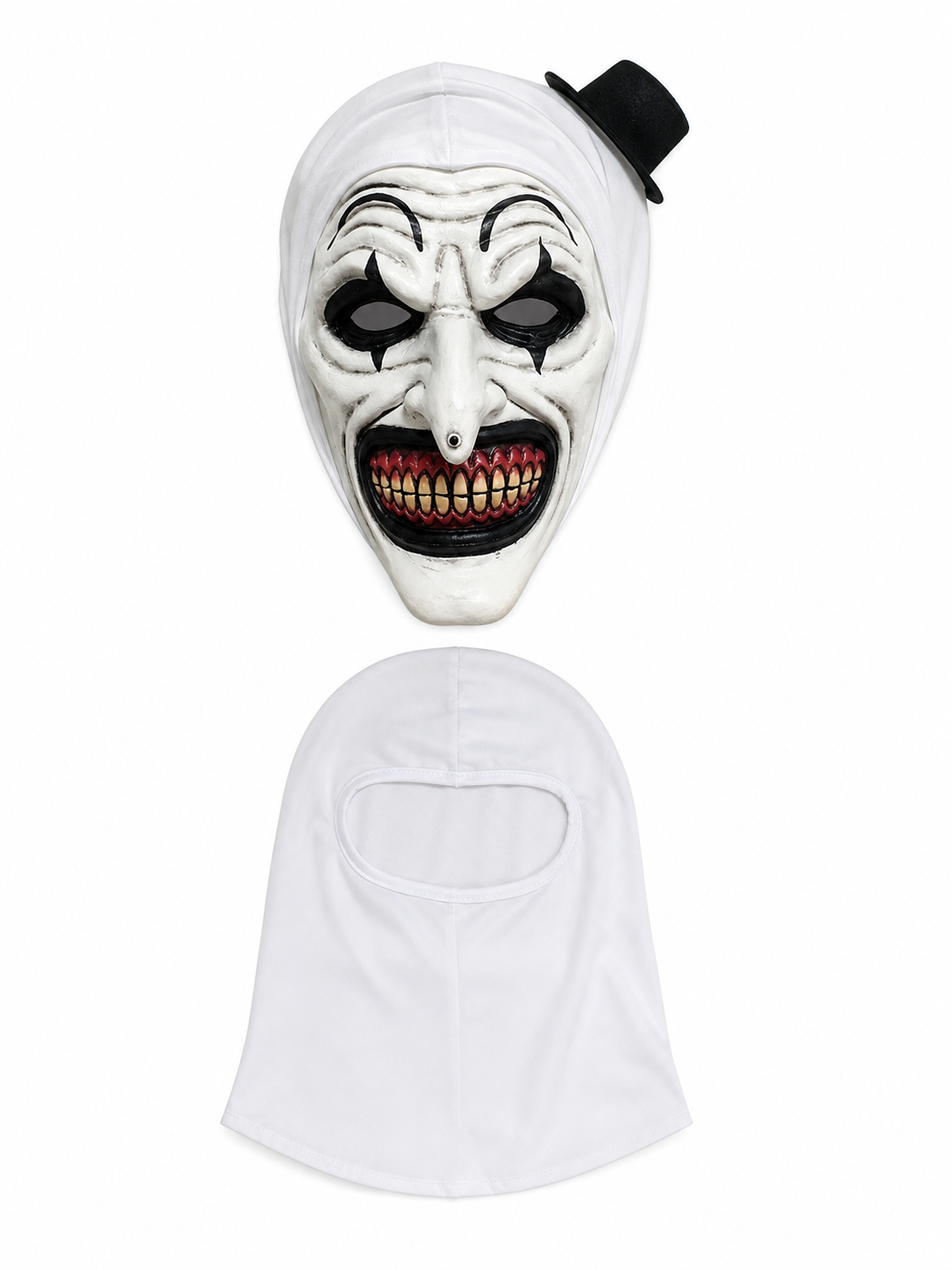 Hooded mask for horror cosplay and Halloween included items