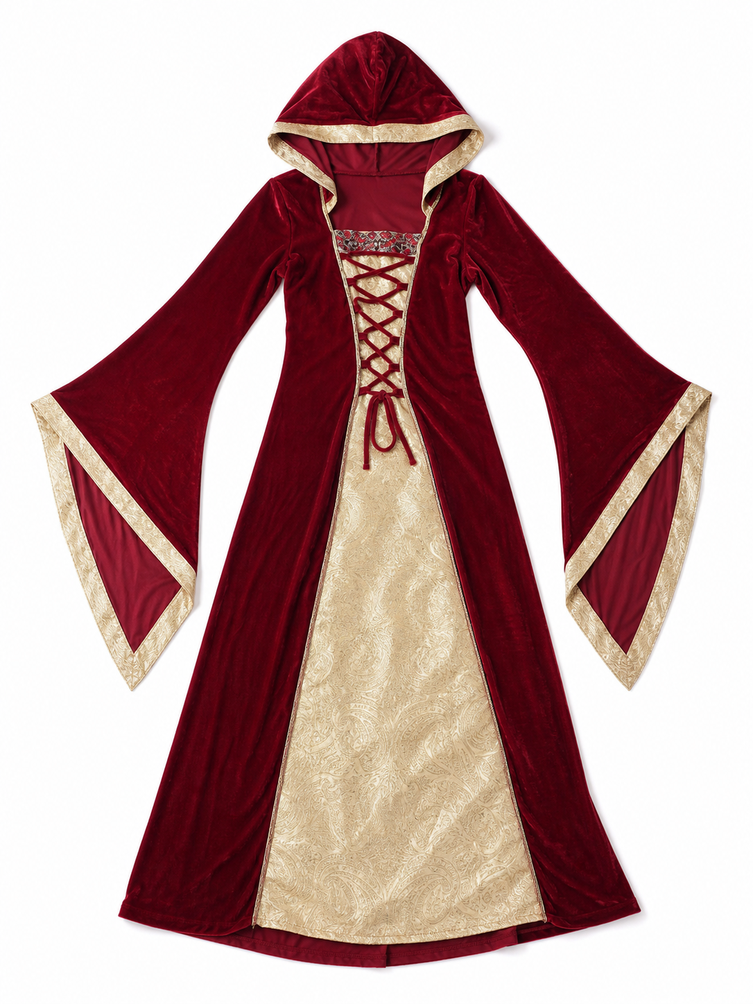 Medieval Hooded Zombie Cosplay Costume
