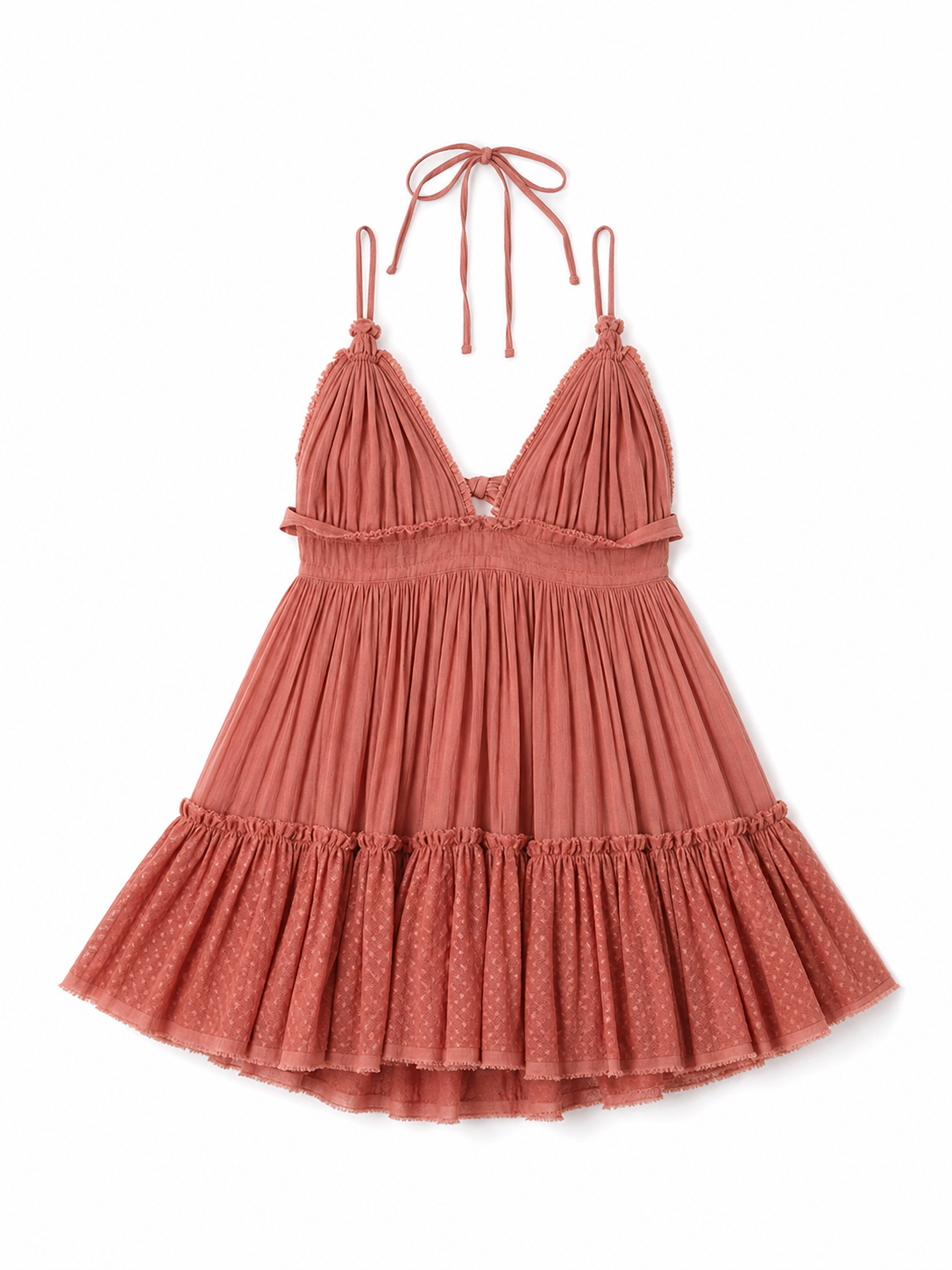 Cotton Boho Open-Back Sundress