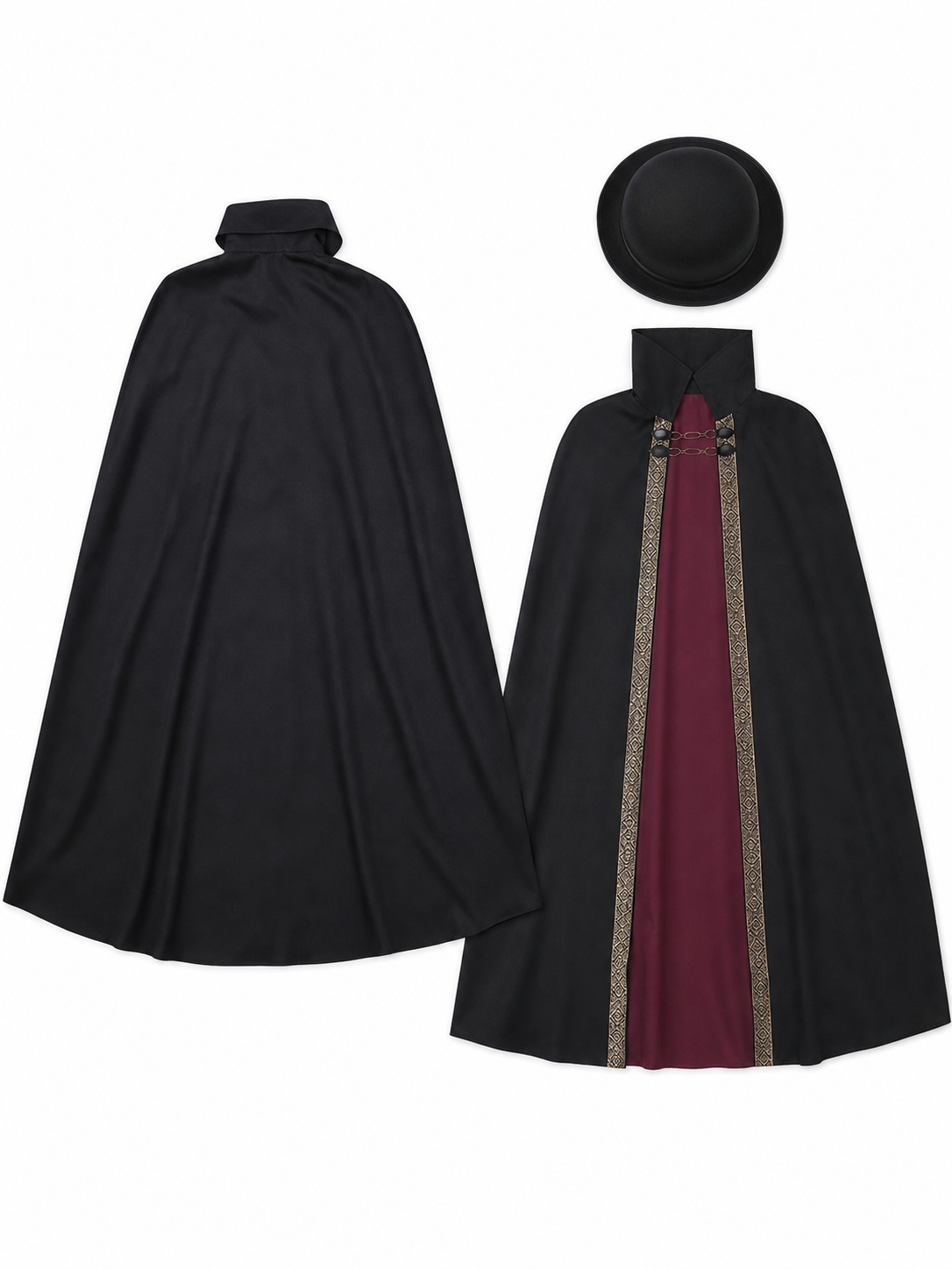 Cosplay Costume: Cloak with Hat for Halloween Look