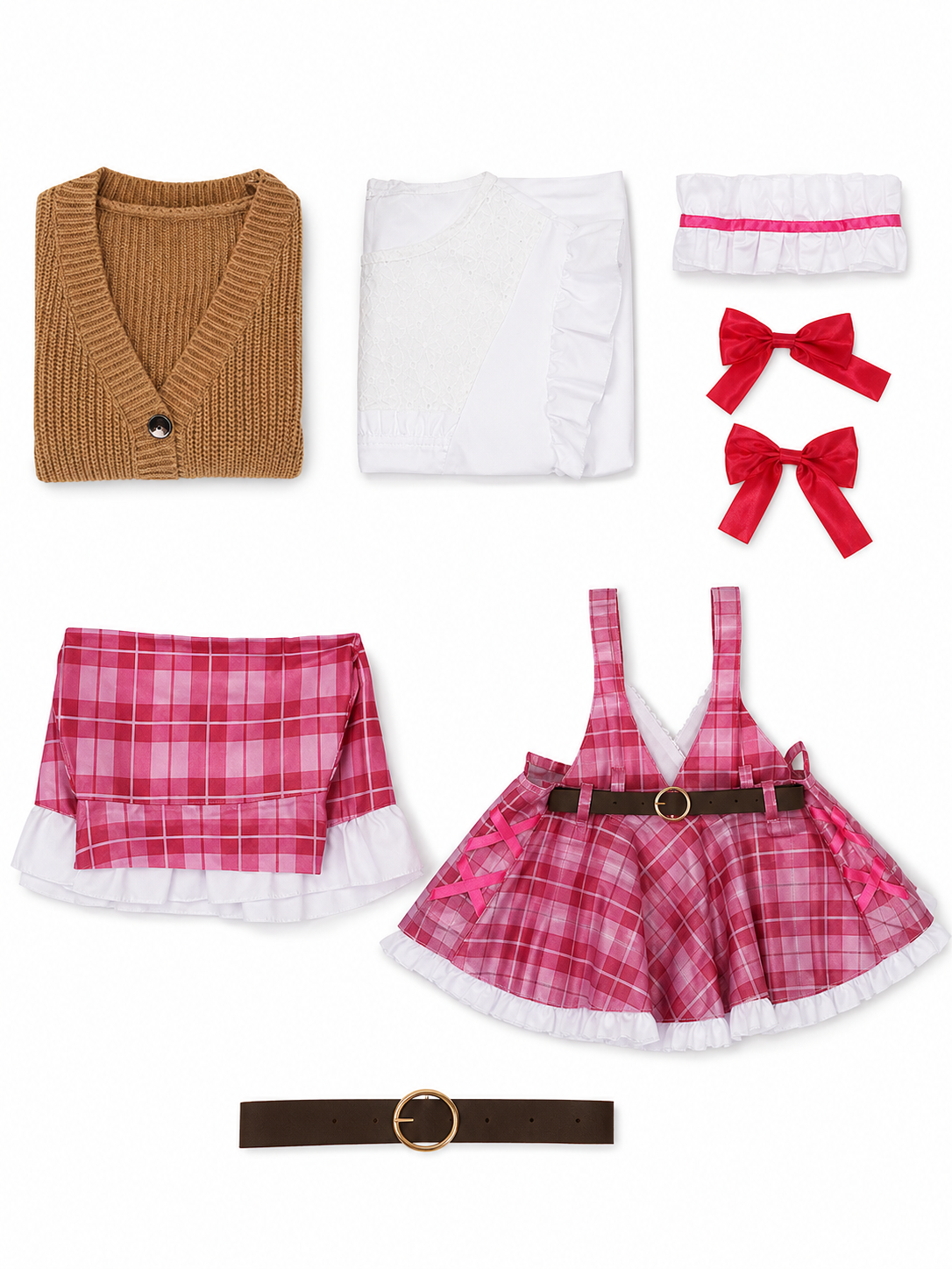 Penguin-Style Cosplay Set with Dress and Accessories