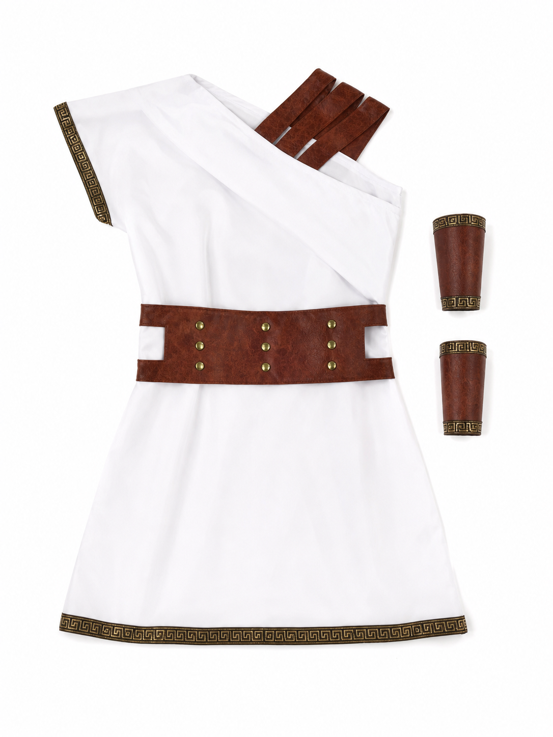 Ancient Greek-Style Historical Costume with Belt