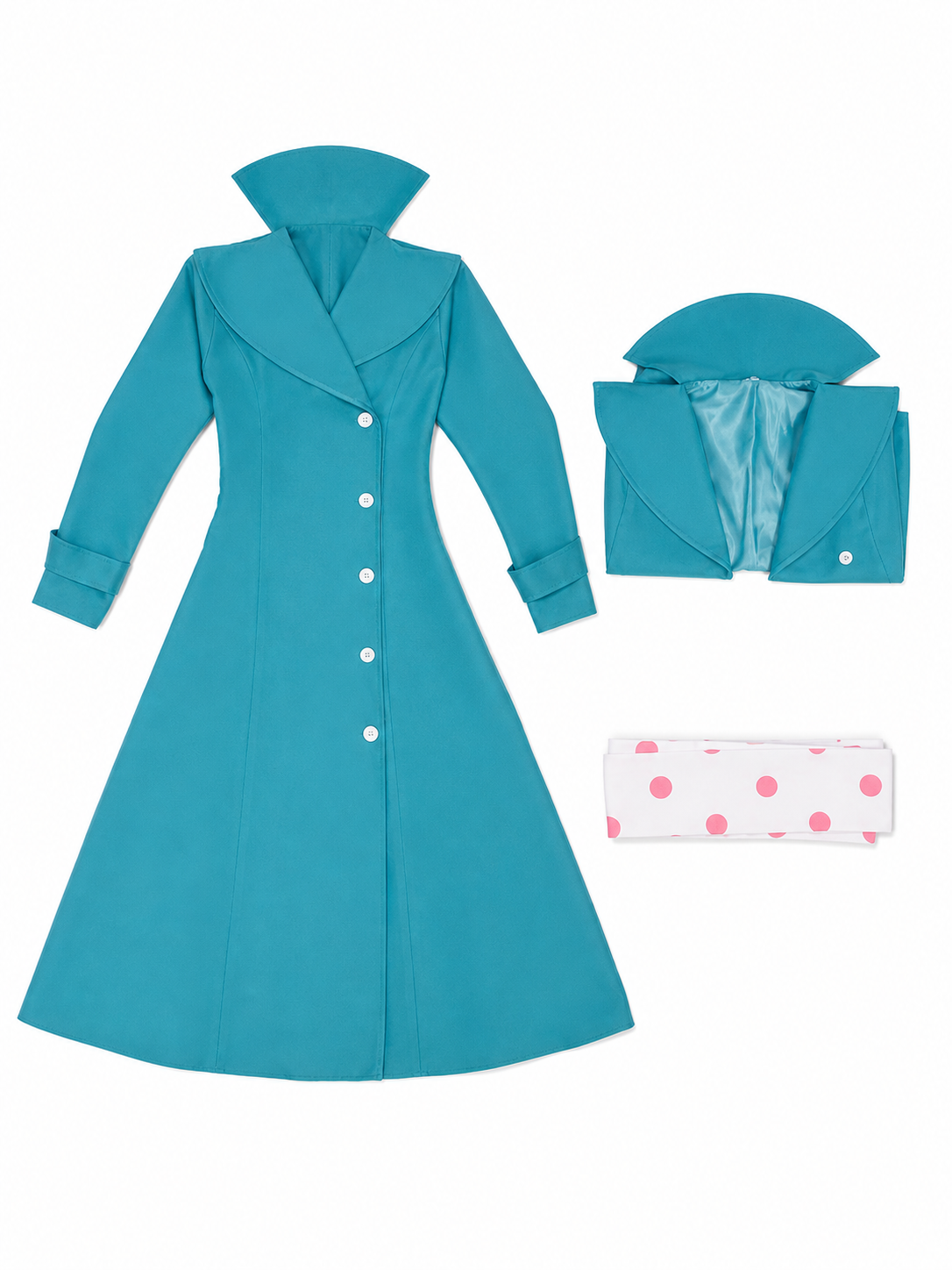 Lucy Cosplay Costume from Despicable Me: Coat, Hat