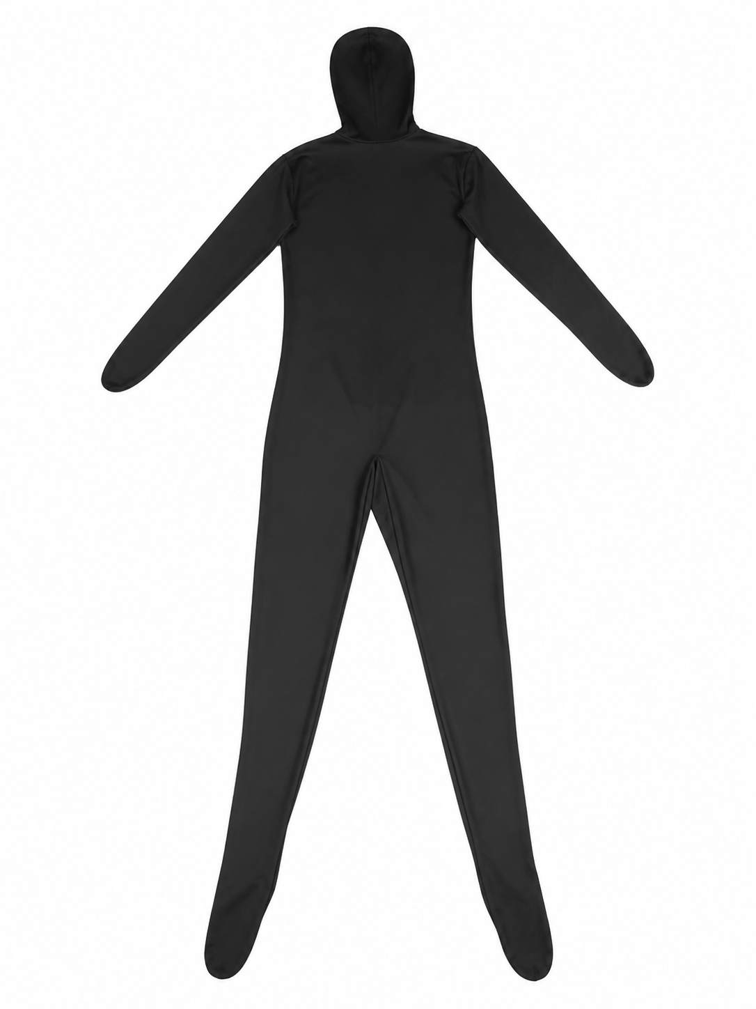 Full-Body Black Invisibility Costume for Cosplay and Stage Performances