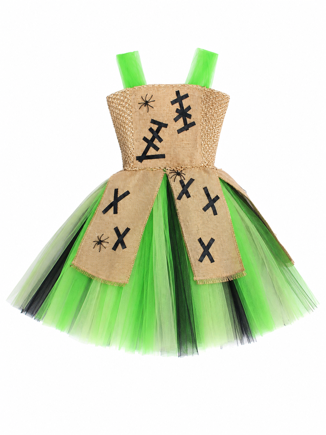 Halloween Costume Dress with Tutu Skirt included items