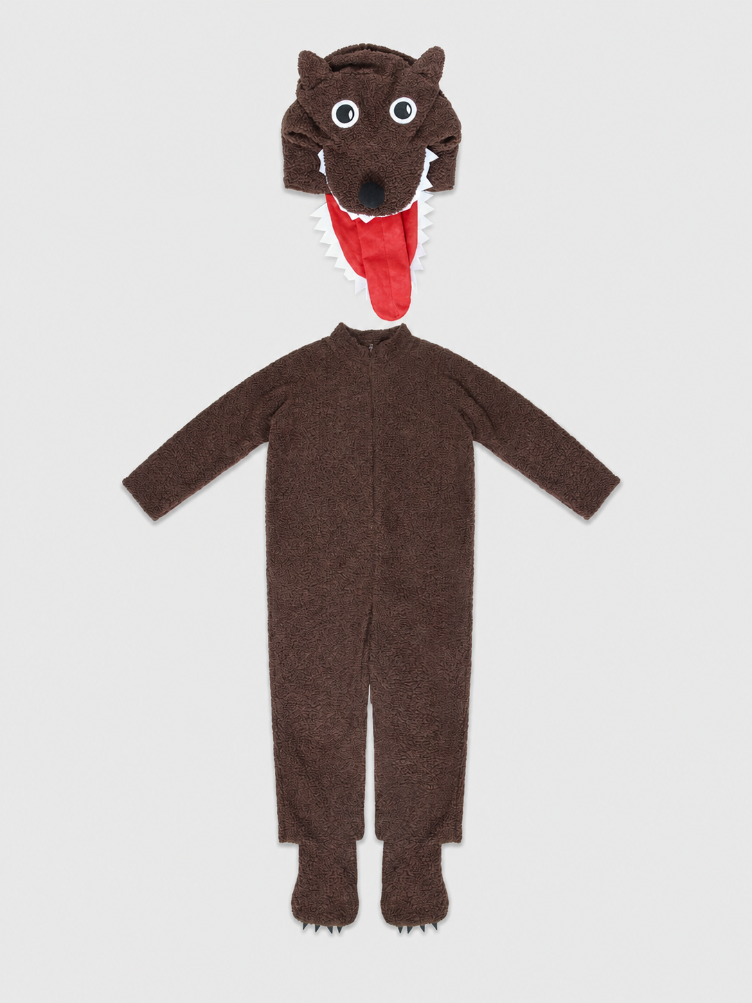 Wolf Costume, Jumpsuit with Headpiece