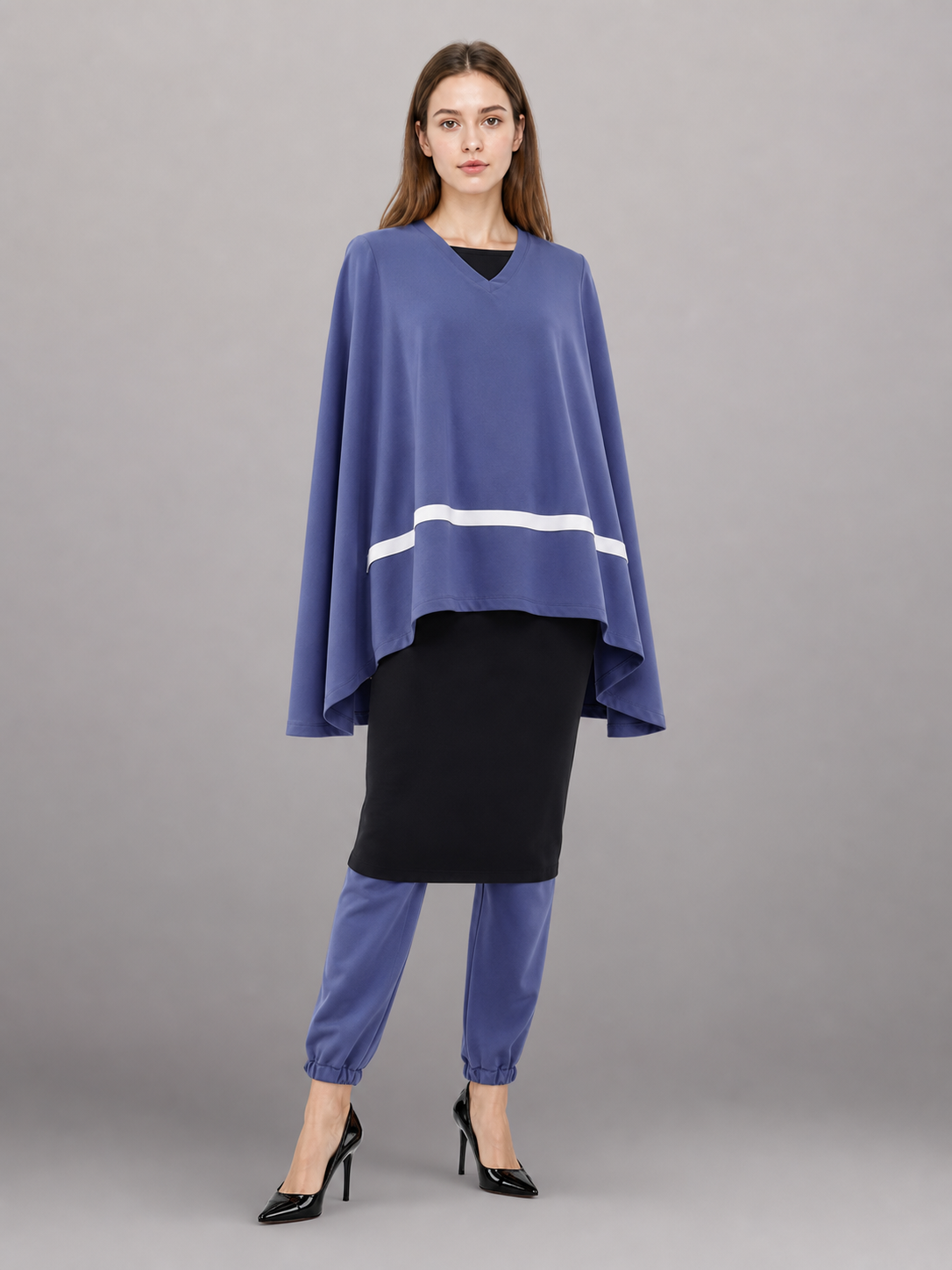 Cosplay Costume: Blue-Violet Top and Pants included items