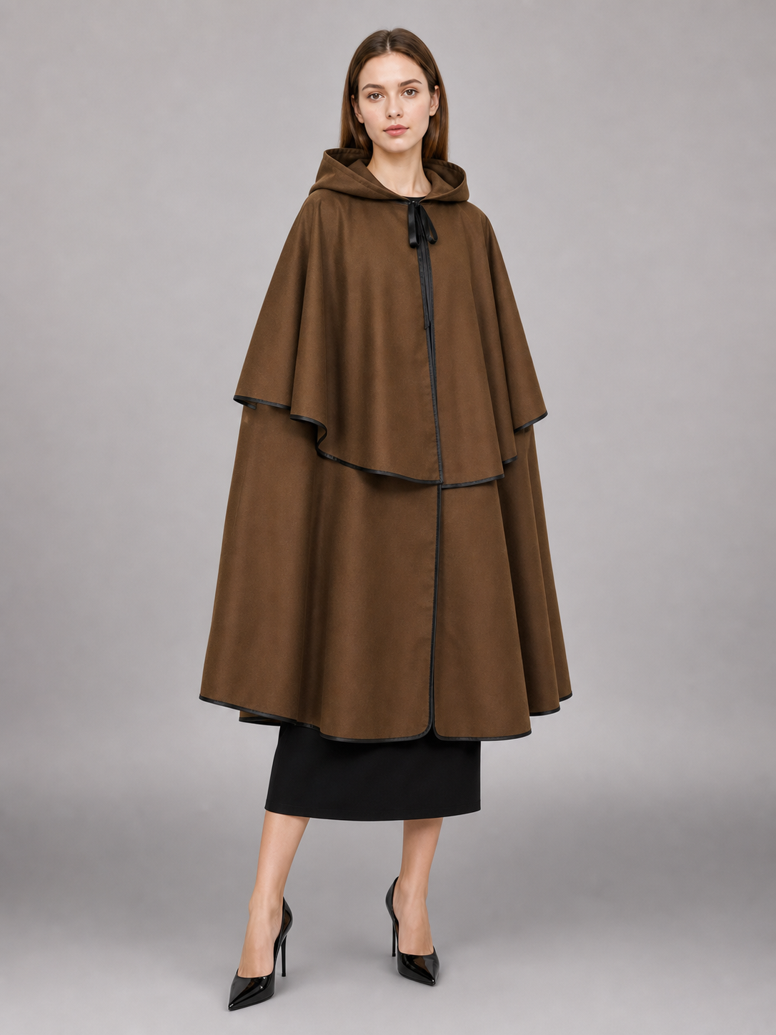 Brown Costume Cloak with Hood included items