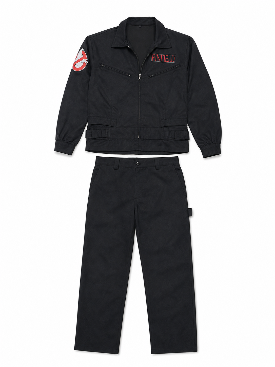 Black Ghostbusters Cosplay Jumpsuit