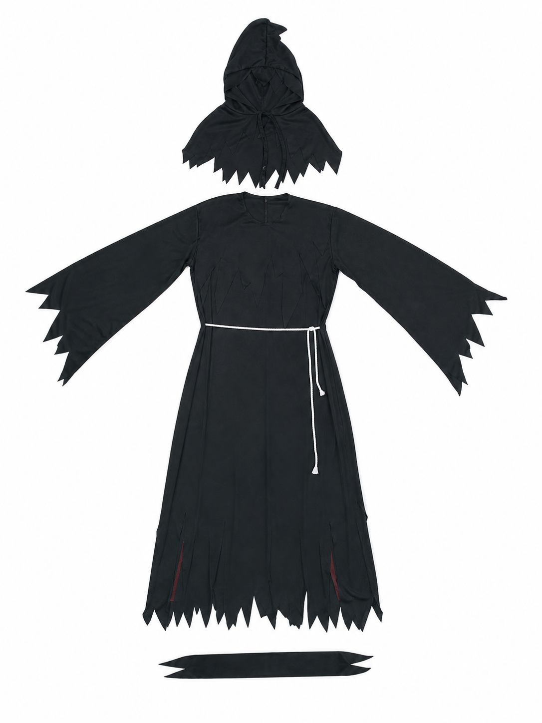 Halloween and Cosplay Hooded Ghost Costume included items