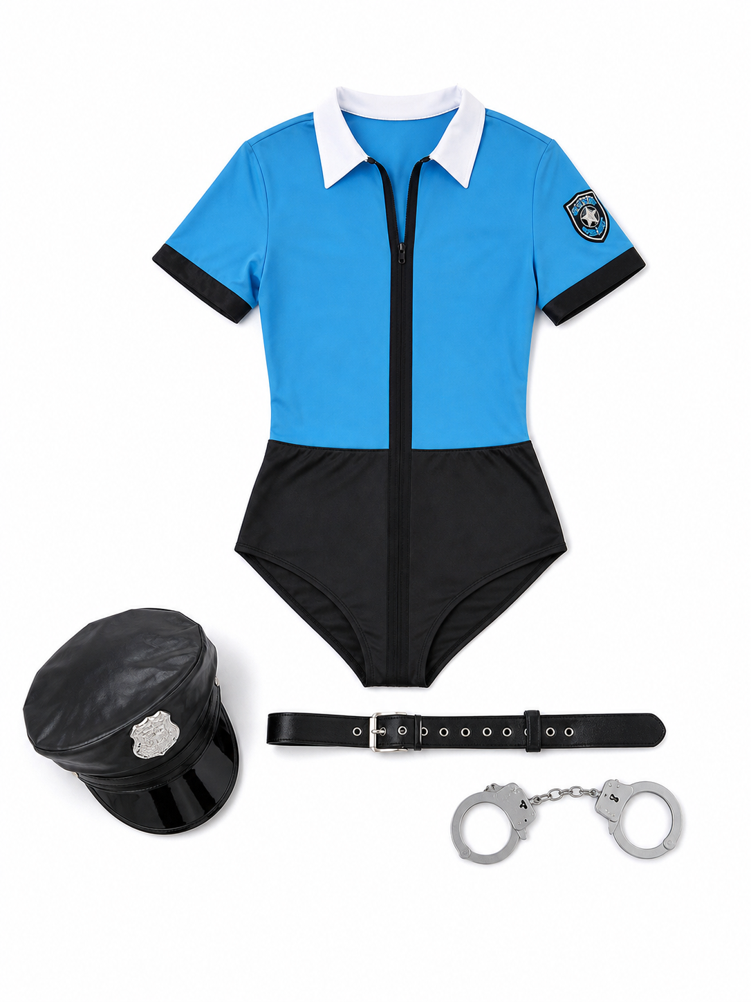 Police Uniform Costume for Cosplay and Performances