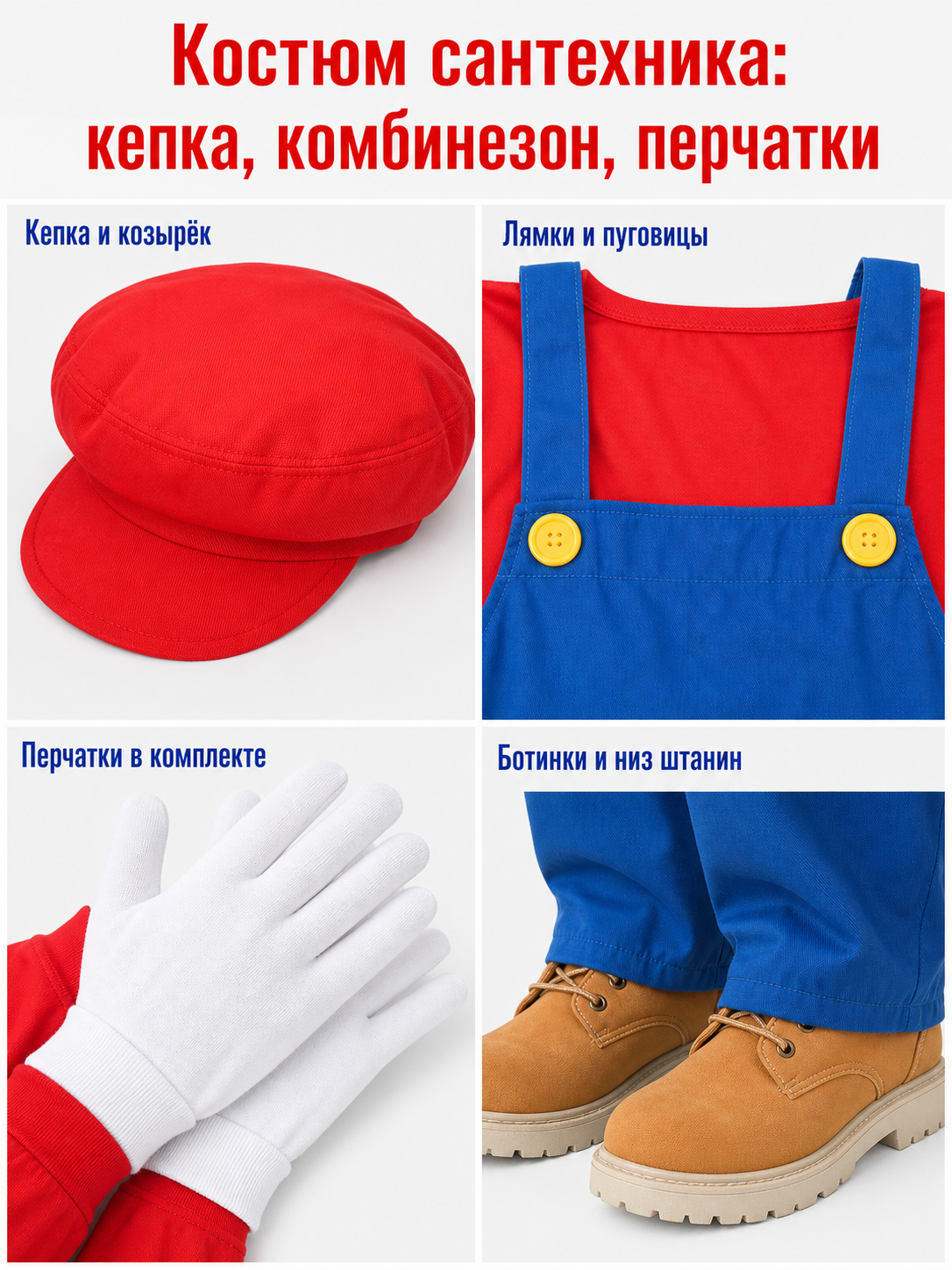 Plumber Costume for Cosplay detail view
