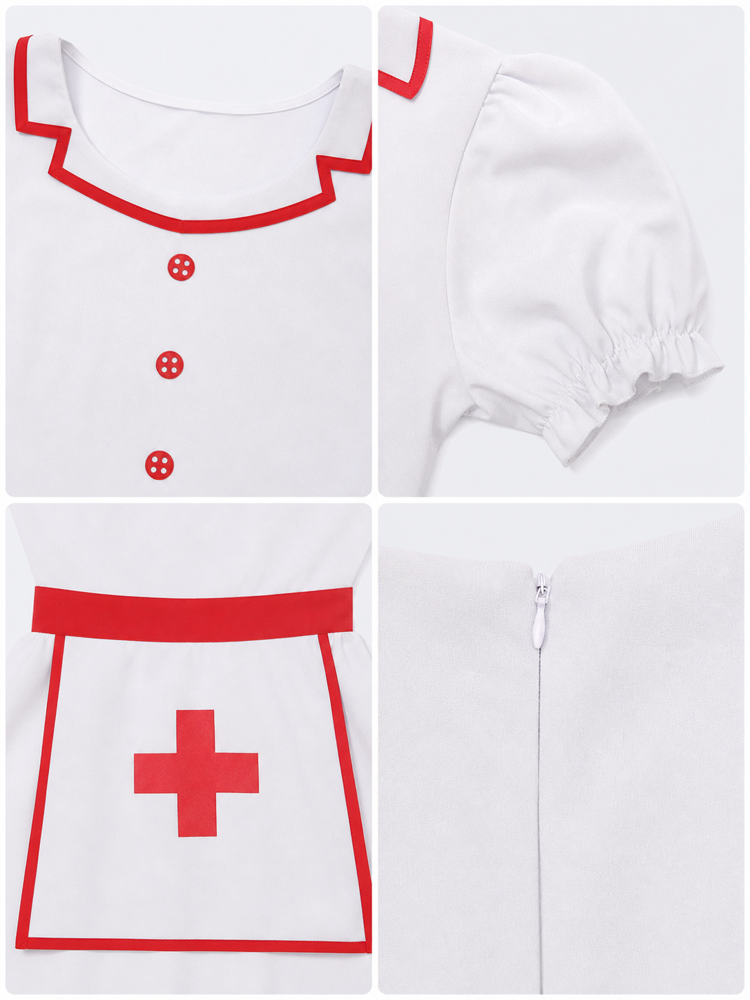 Medical Costume with Dress and Cap