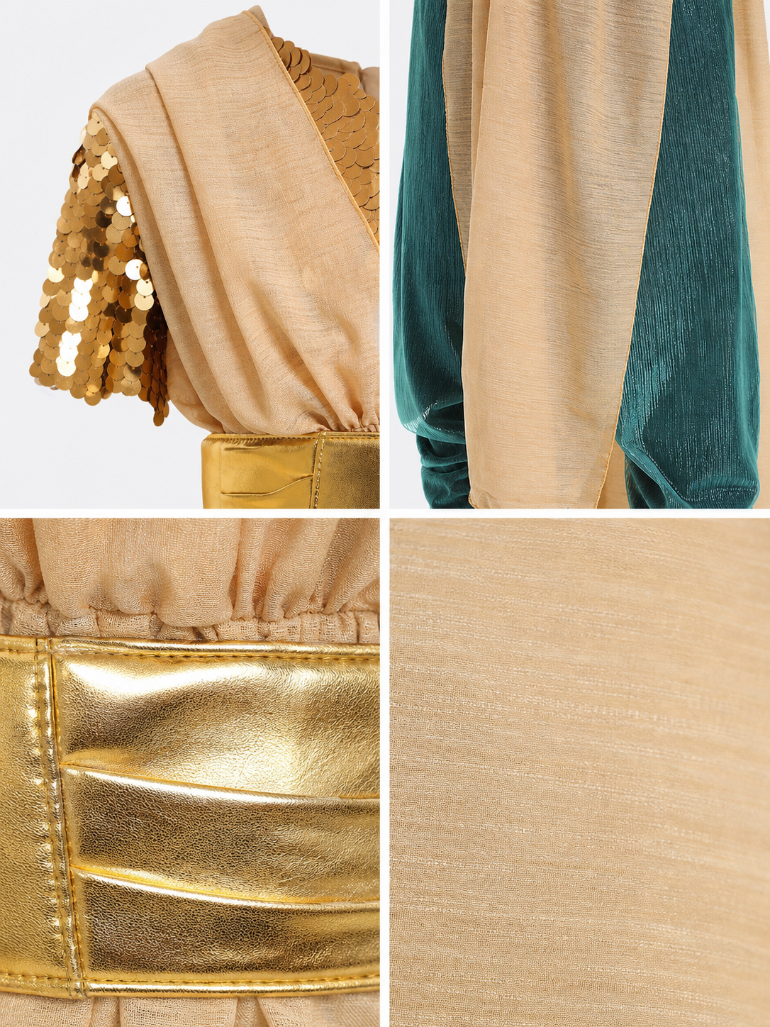 Ancient Greek-Style Cosplay Costume detail view