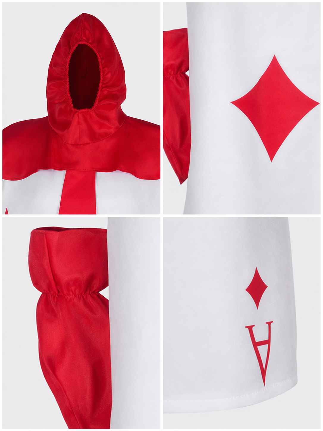 Alice Card-Themed Costume: Cosplay Jumpsuit