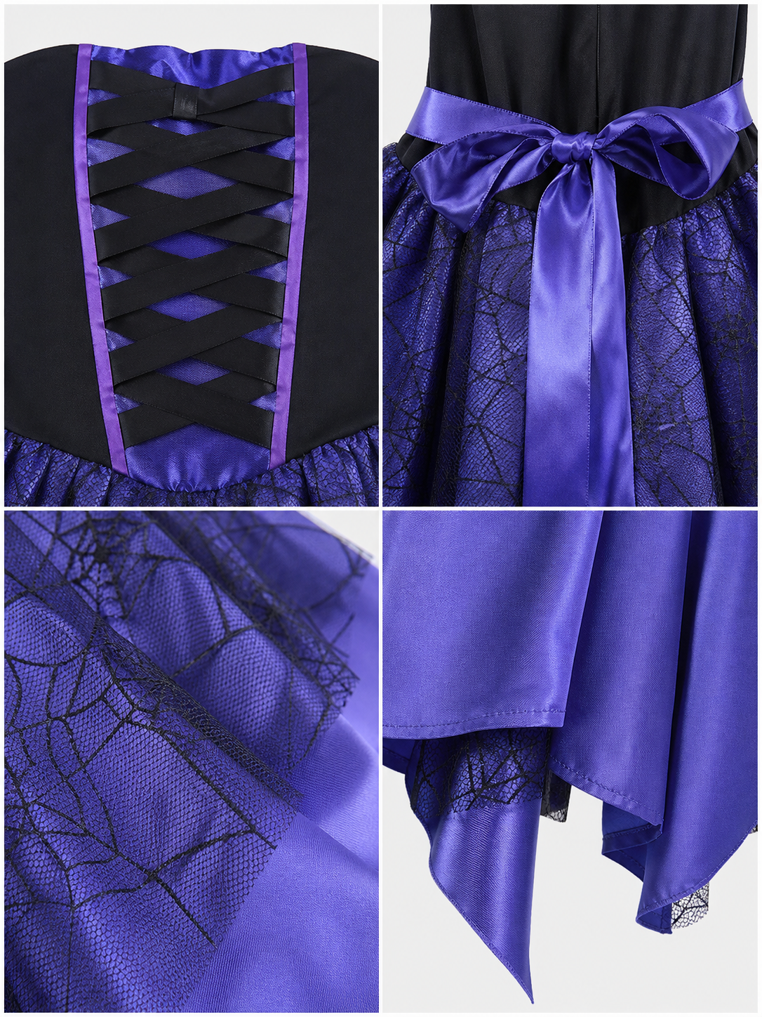 Costume Set with Dress and Pointed Hat