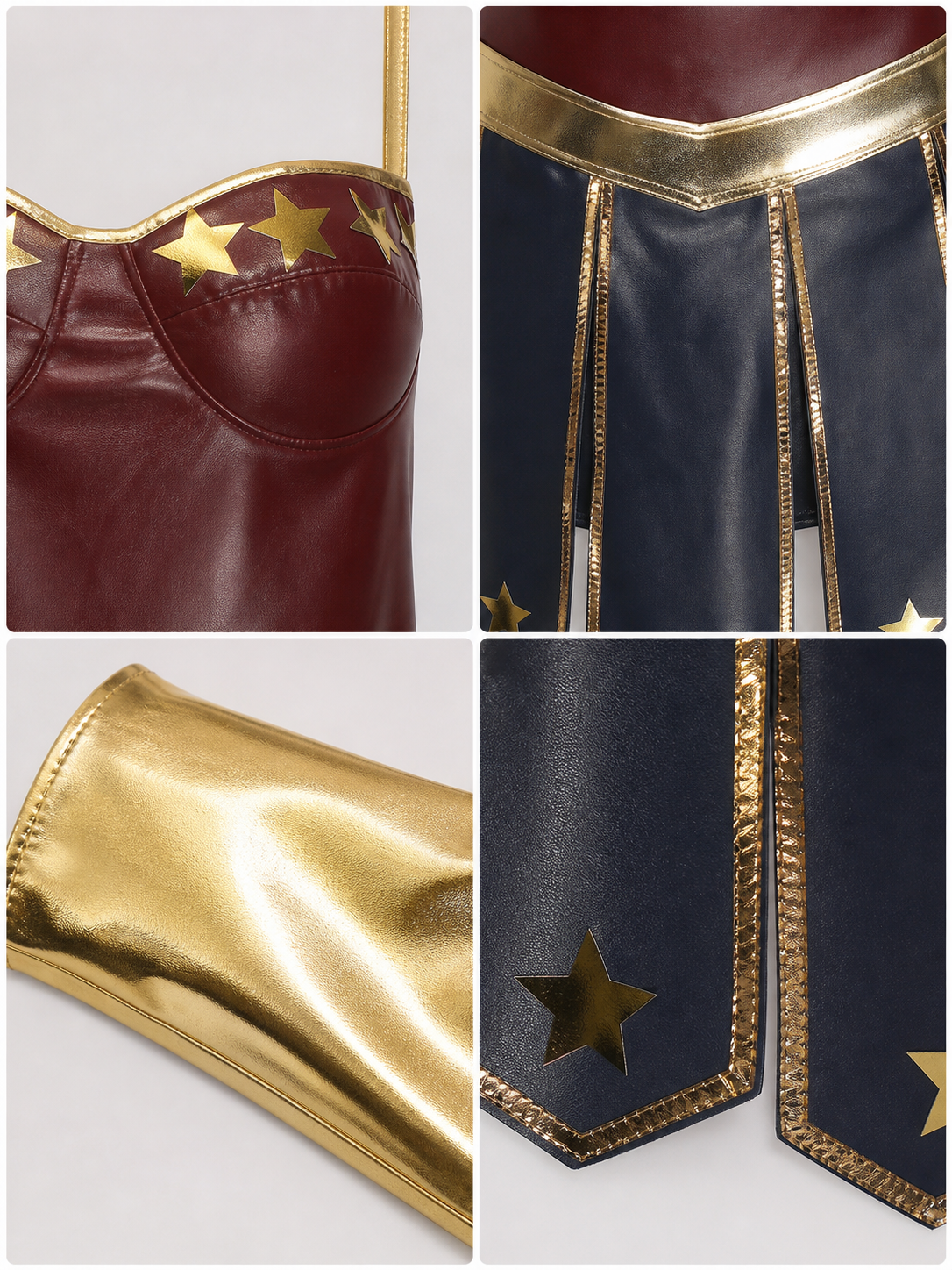 Wonder Woman Stage Costume with Accessories detail view