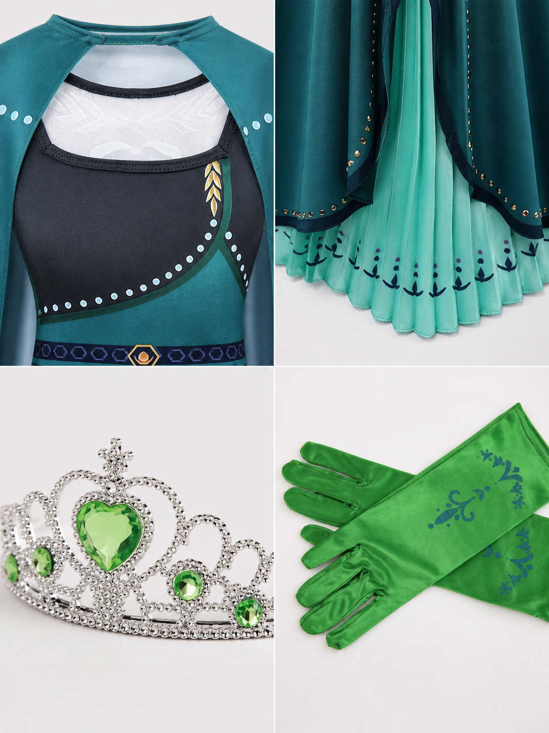 Halloween and Cosplay Princess Costume detail view