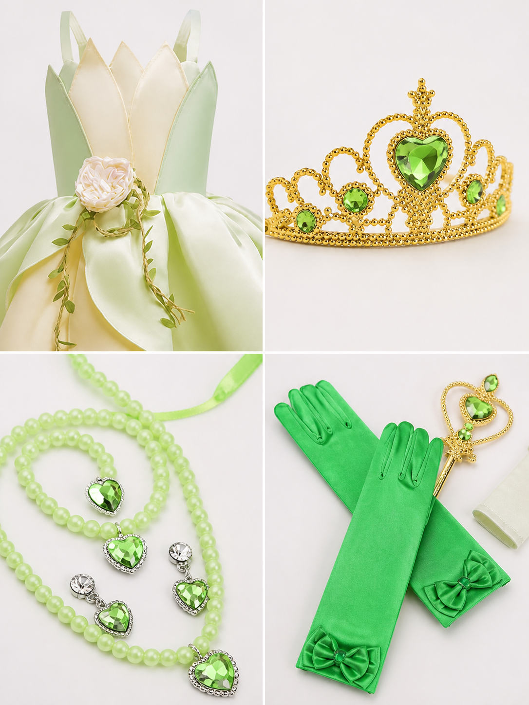 Green Princess Costume for Cosplay