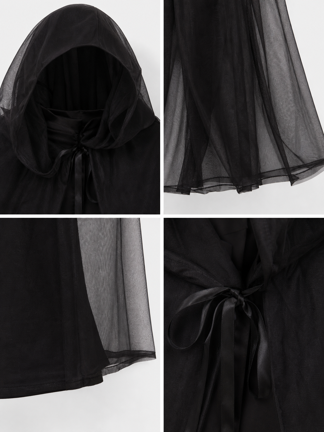Witch Cosplay Costume with Hood and Cape
