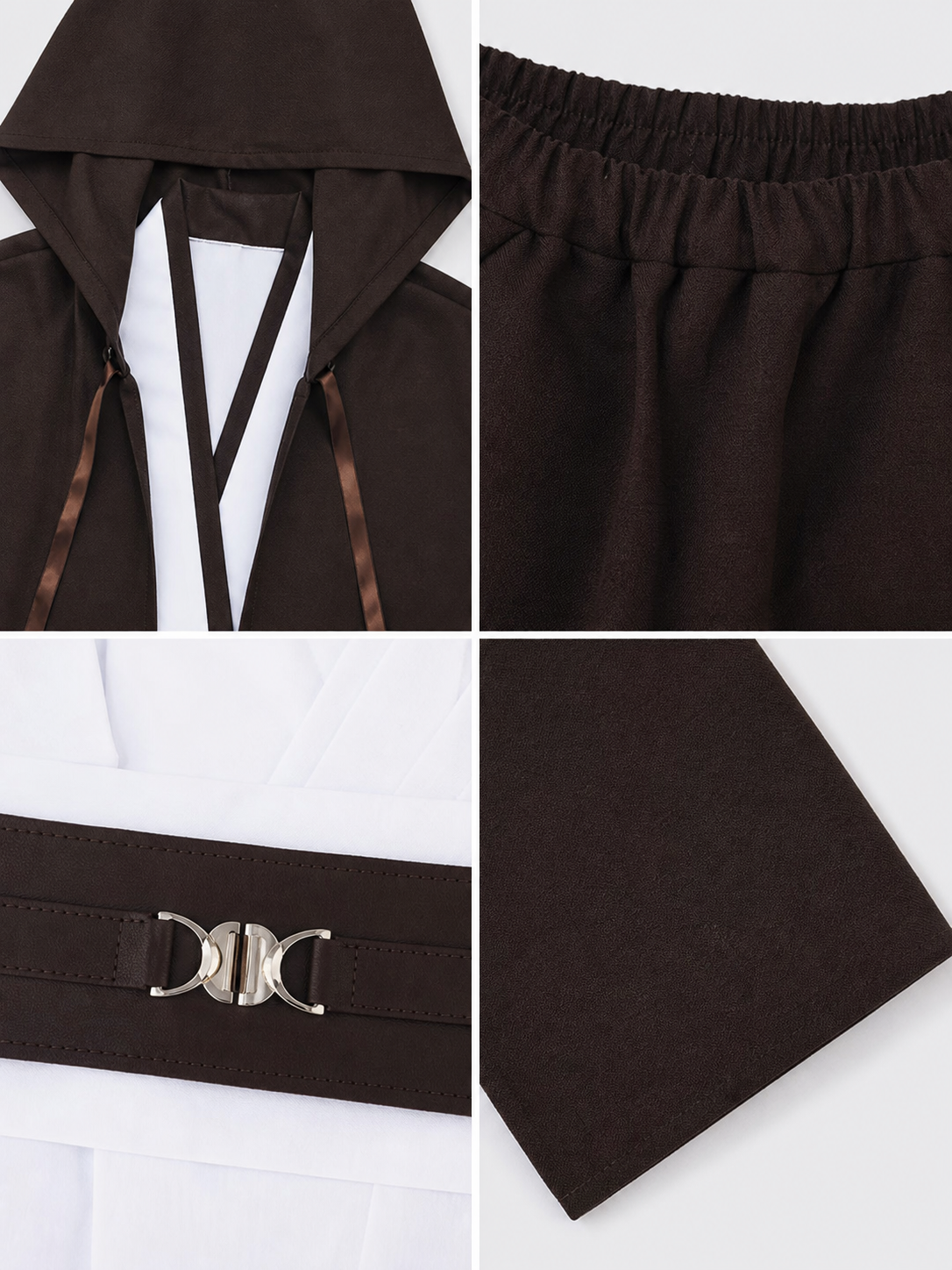 Obi-Wan Cosplay Costume: Cloak, Tunic, Pants