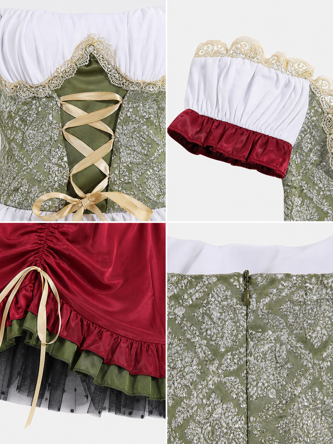 Bavarian-Style Carnival Dress for Oktoberfest