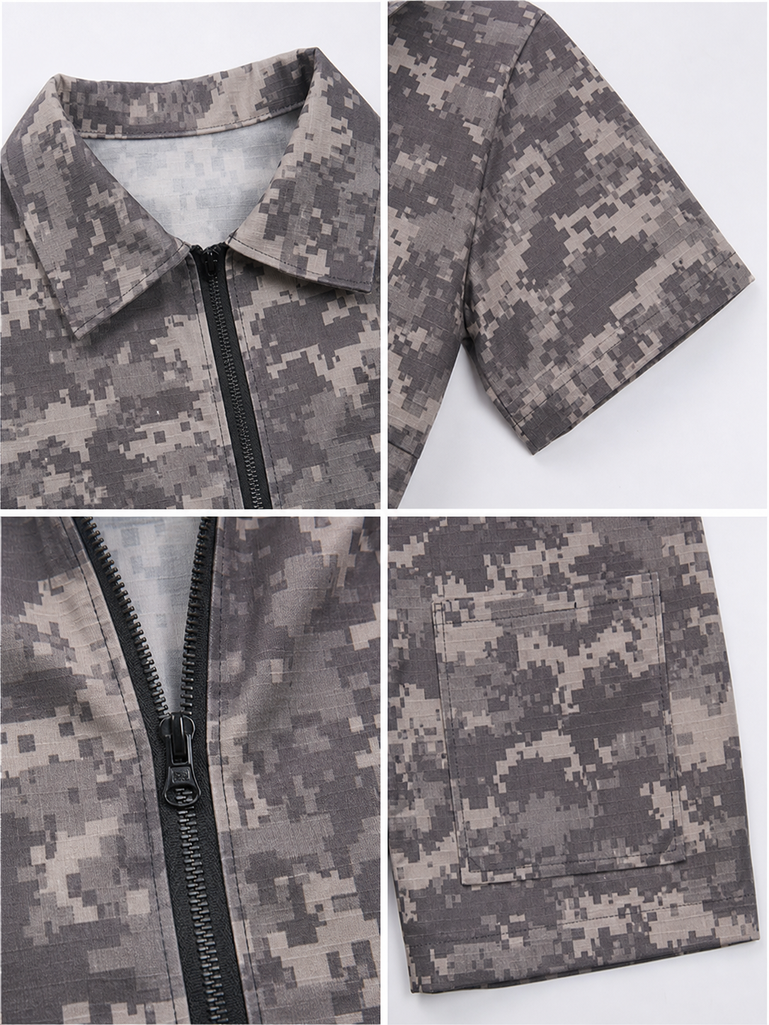 Camouflage jumpsuit costume with cap for parties