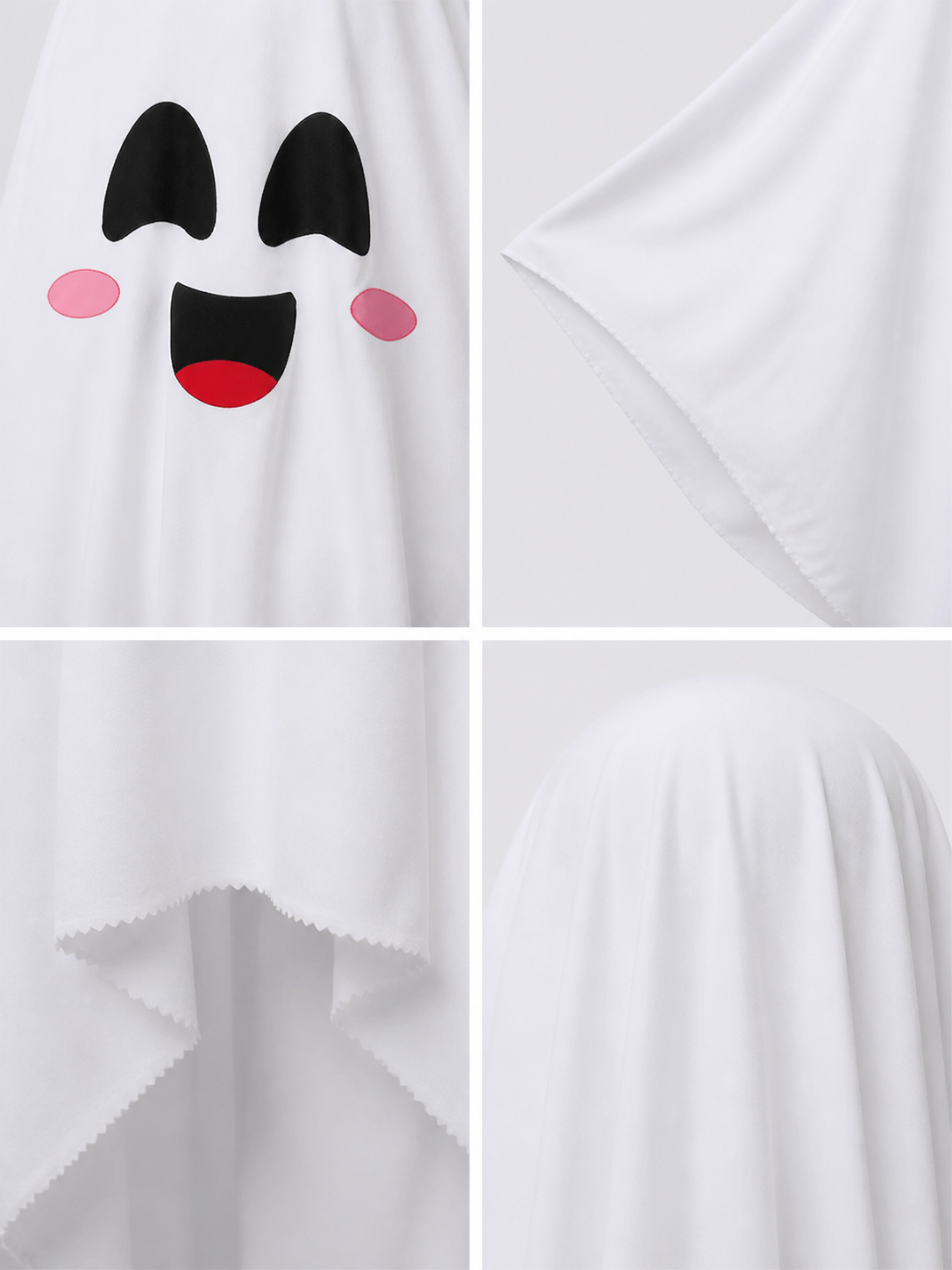 Halloween Ghost Costume, White Outfit