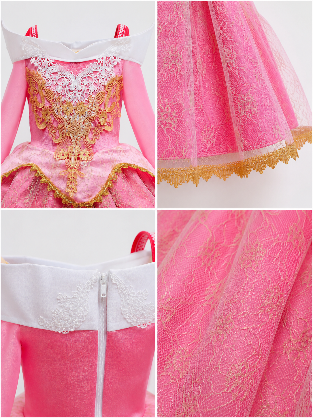 Pink Princess Costume for Halloween product detail composite