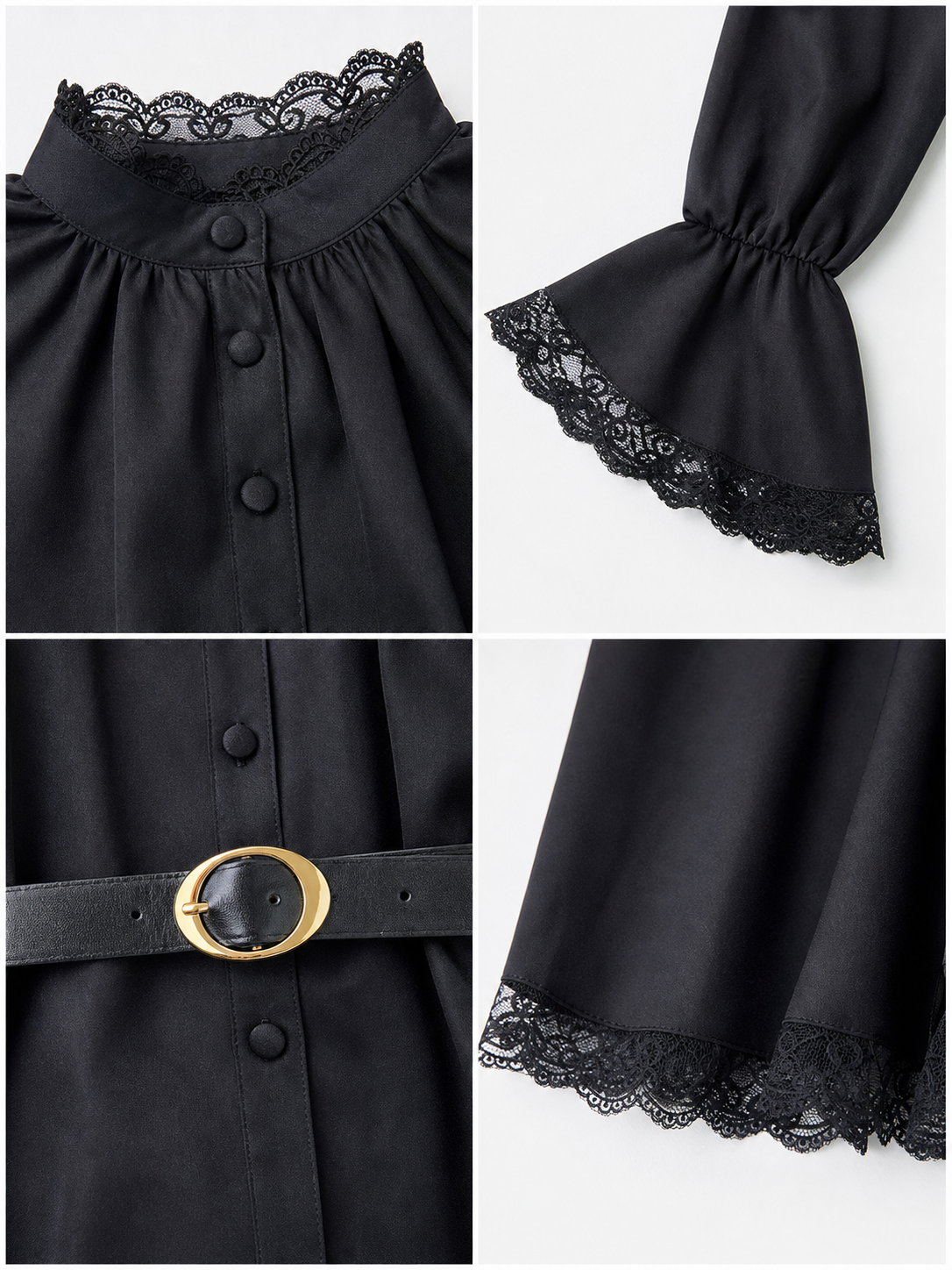 Witch Cosplay Costume: Dress, Hat, and Belt