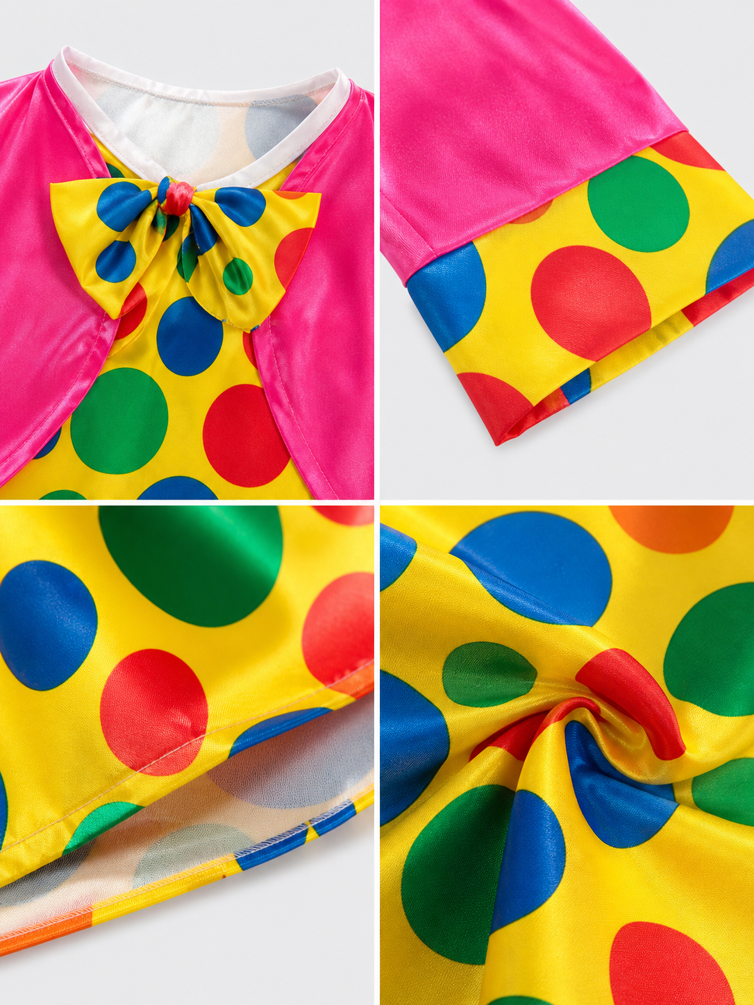 Clown Costume with Dress and Top Hat