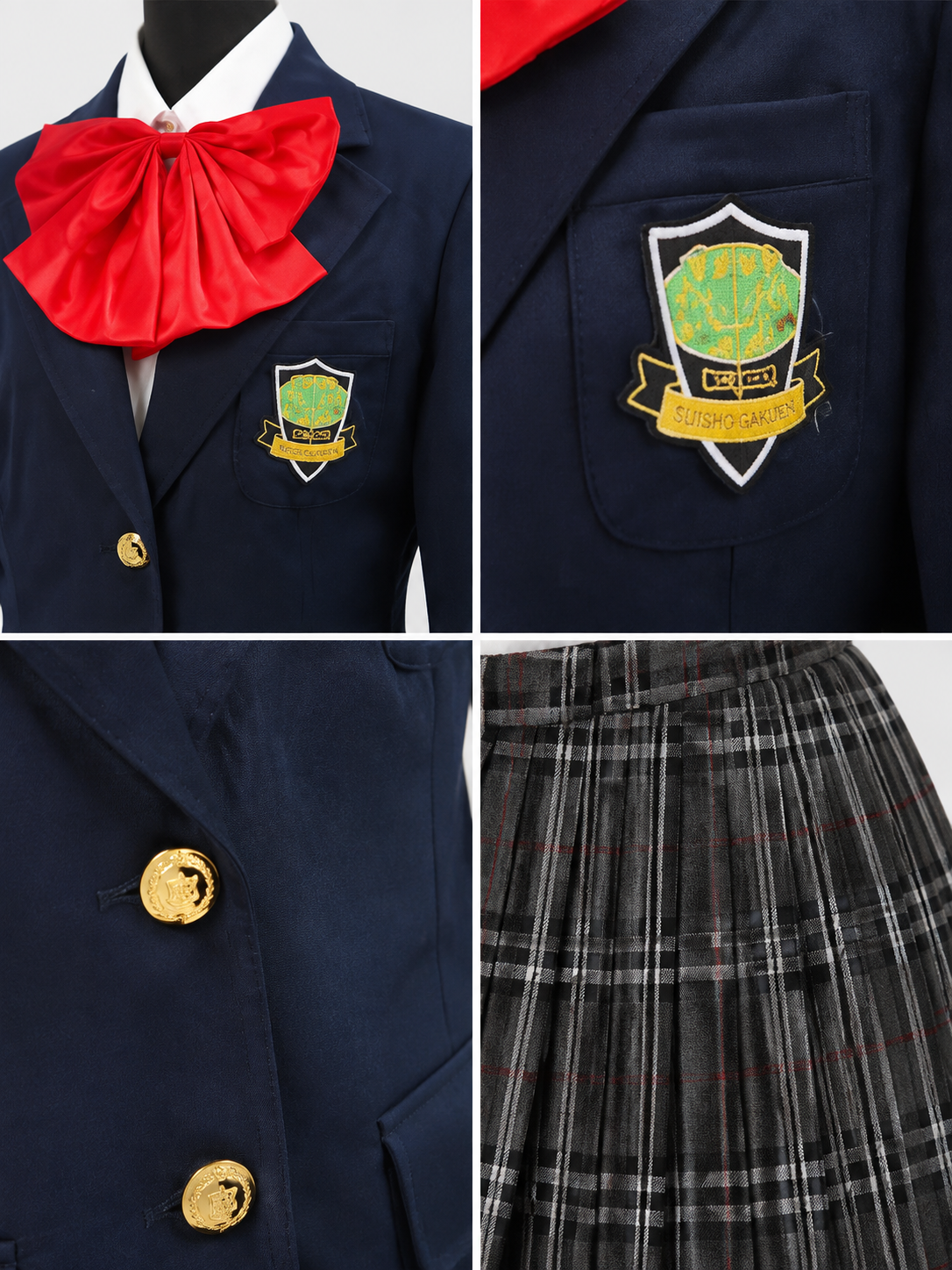 Gogo Cosplay Costume from Kill Bill detail view