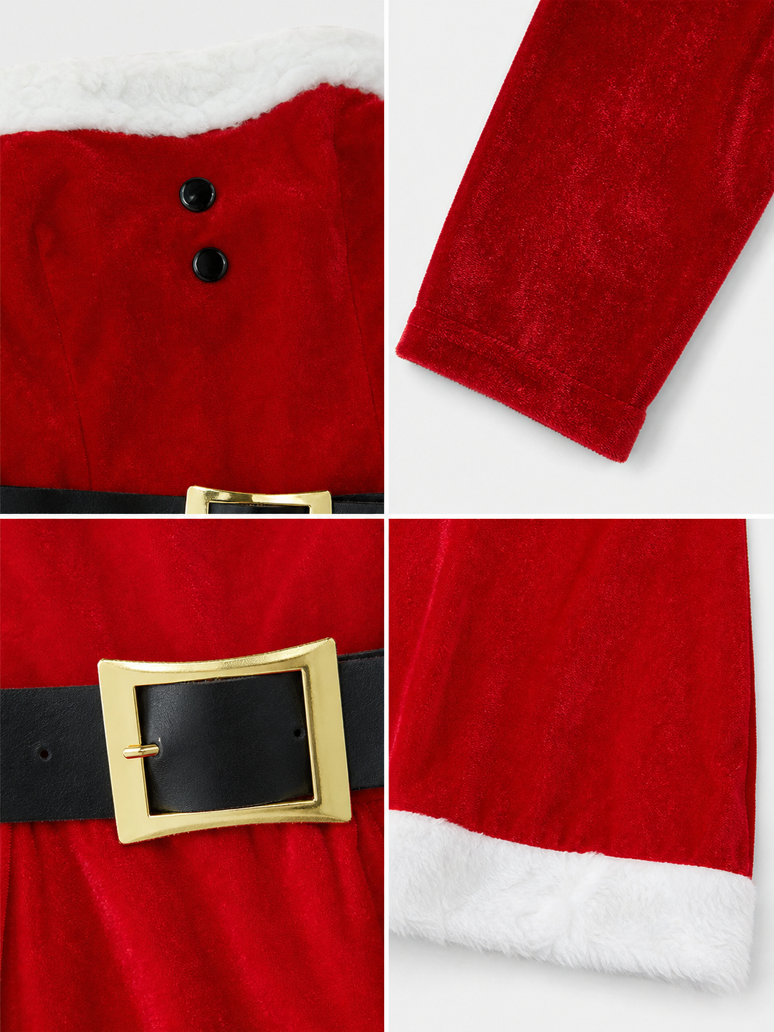 Christmas Costume: Red Dress with Belt