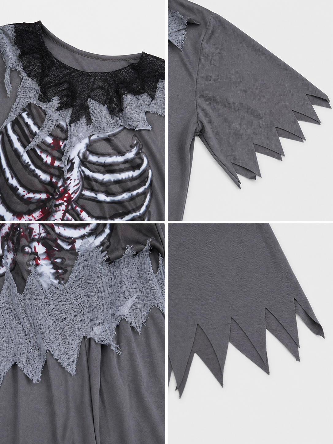 Halloween Skeleton Costume: Shirt and Pants