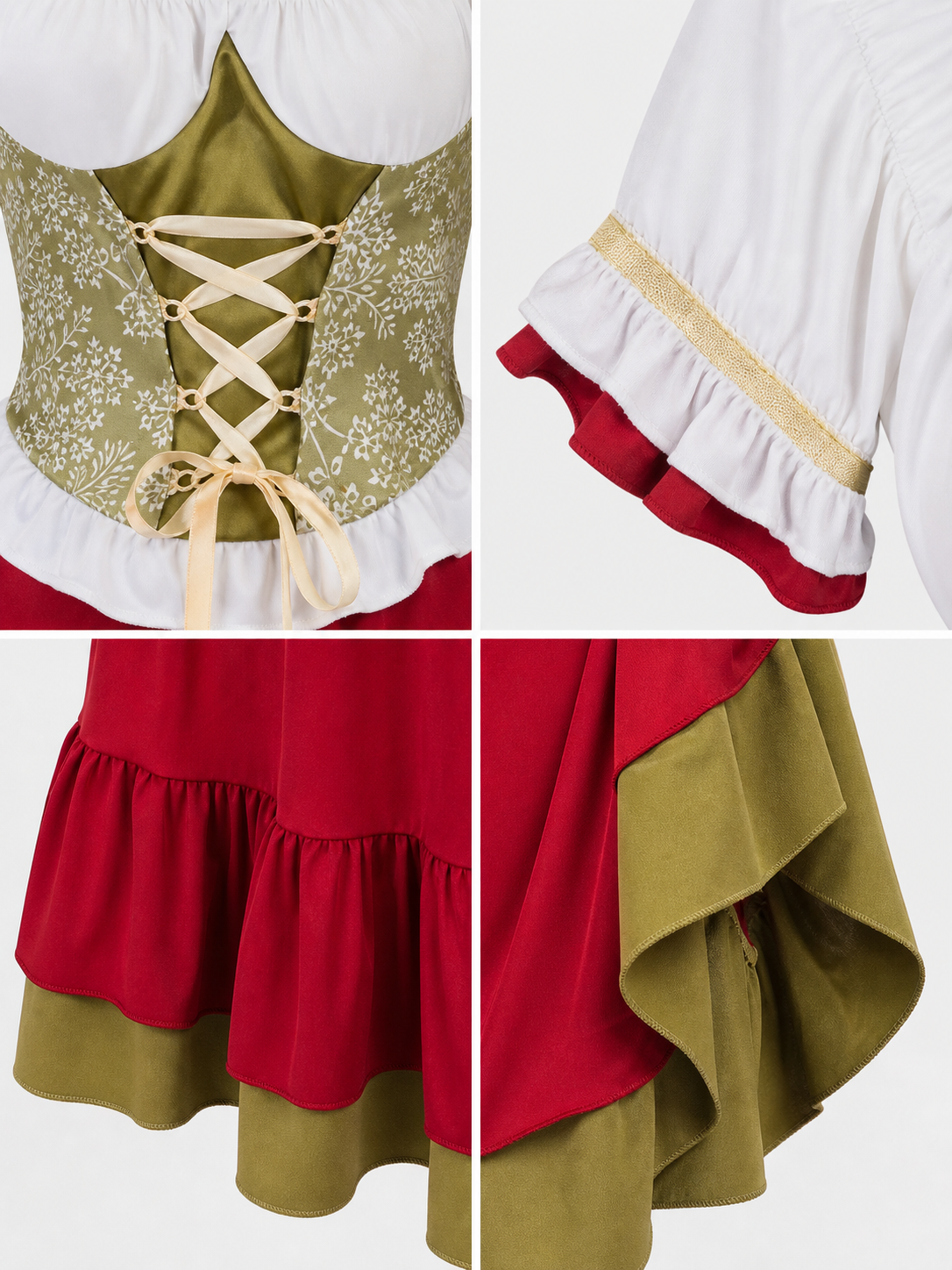 Bavarian-Style Carnival Dress for Oktoberfest