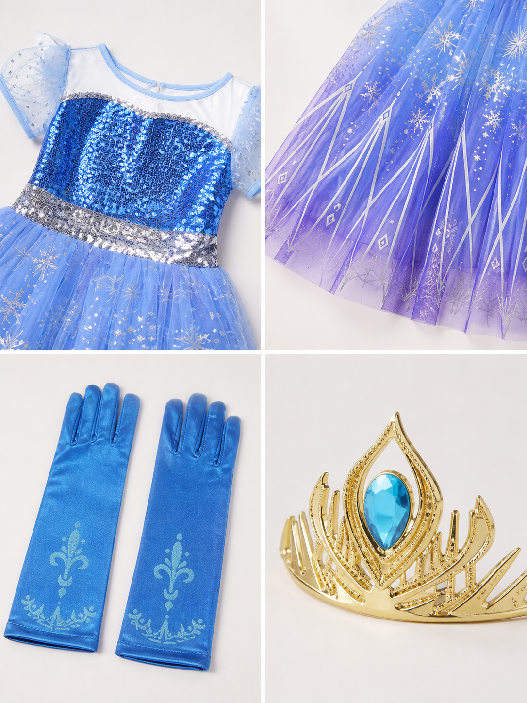 Princess Costume for Halloween and Cosplay detail view
