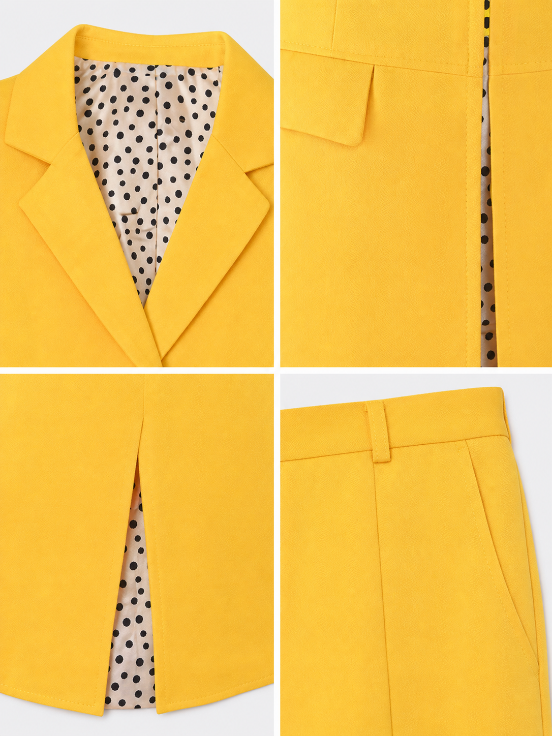 Costume with a Yellow Jacket and Hat