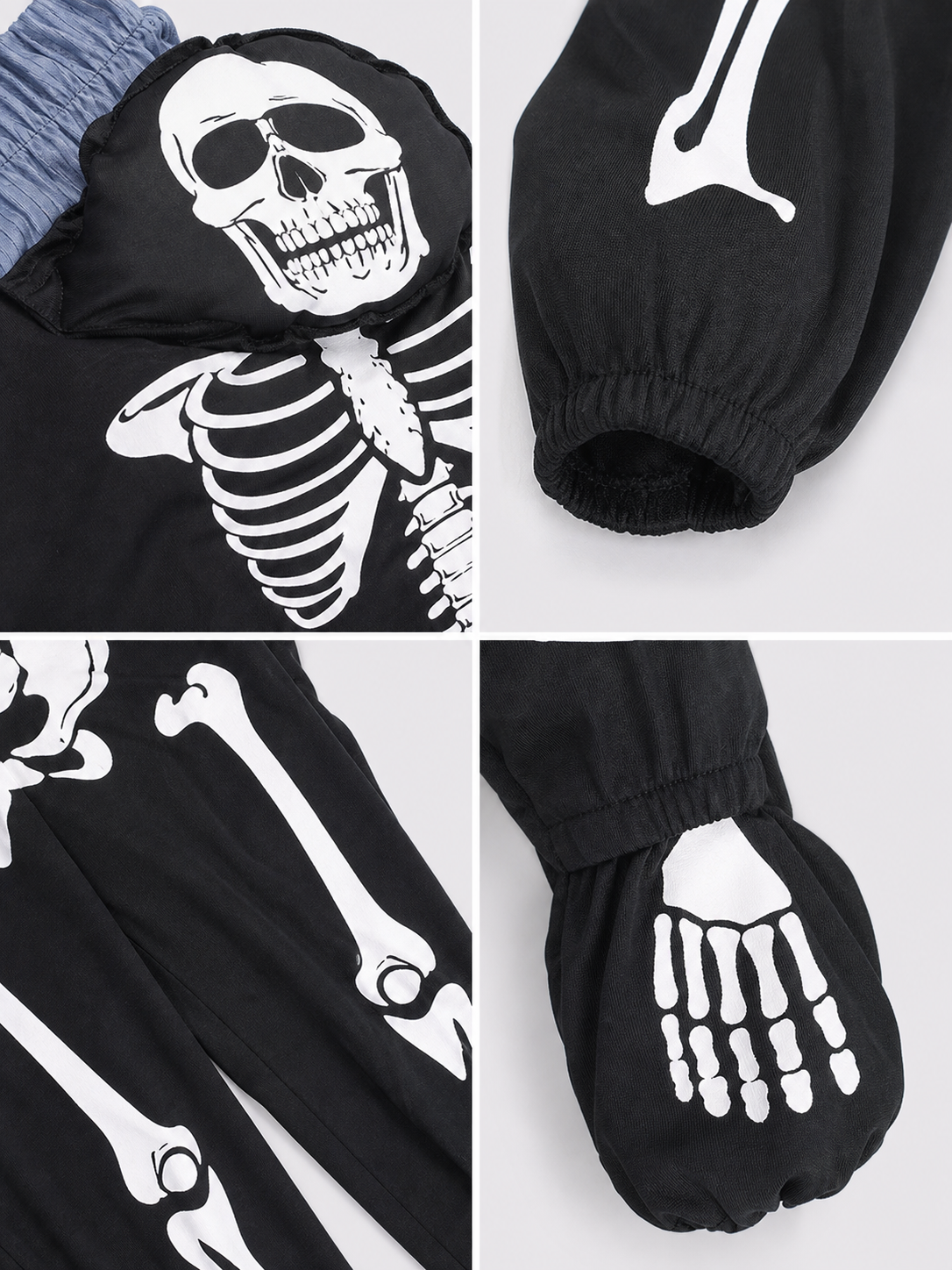 Halloween Skeleton Illusion Costume
