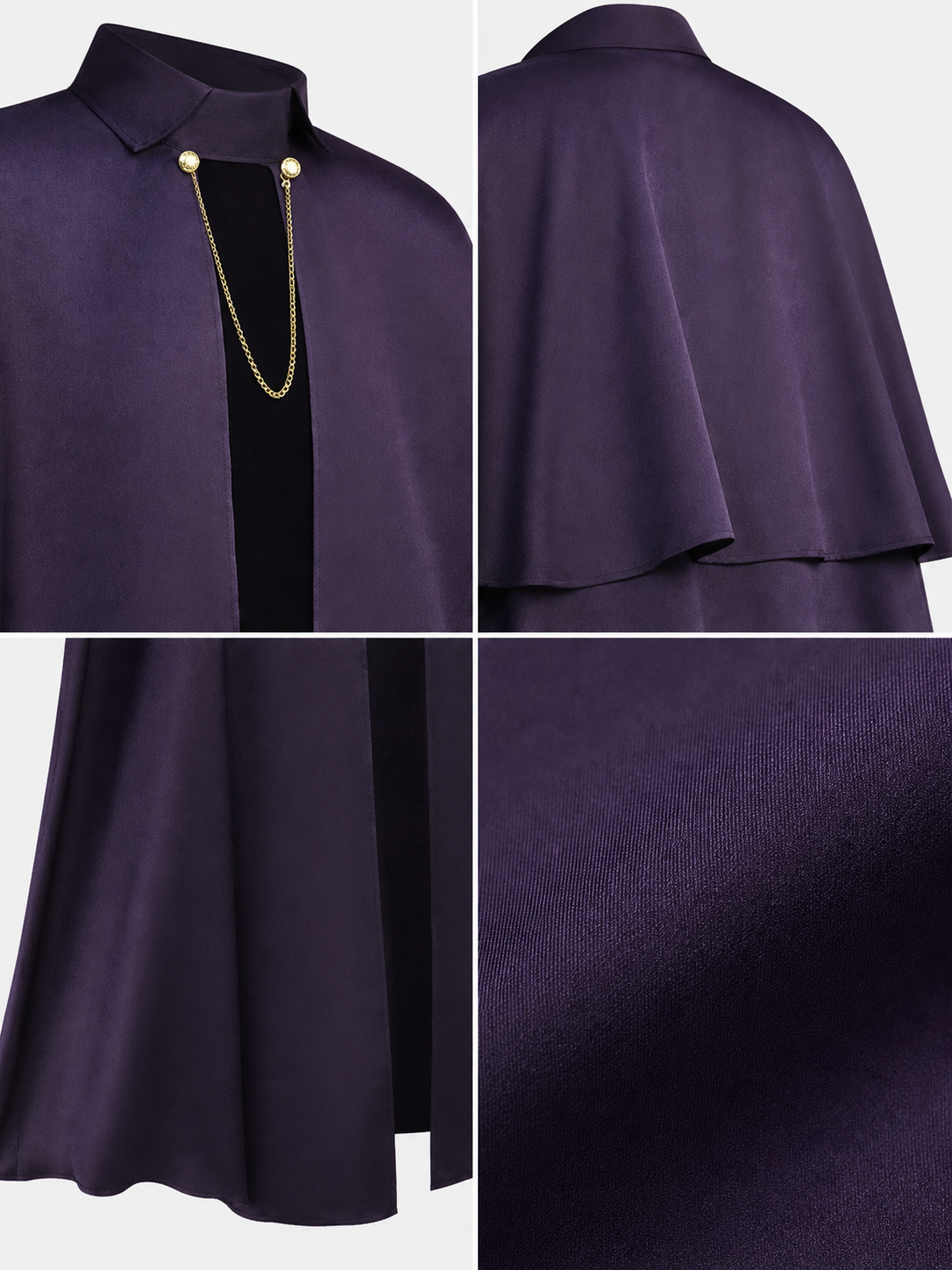Gothic Cloak Cape for Halloween Cosplay