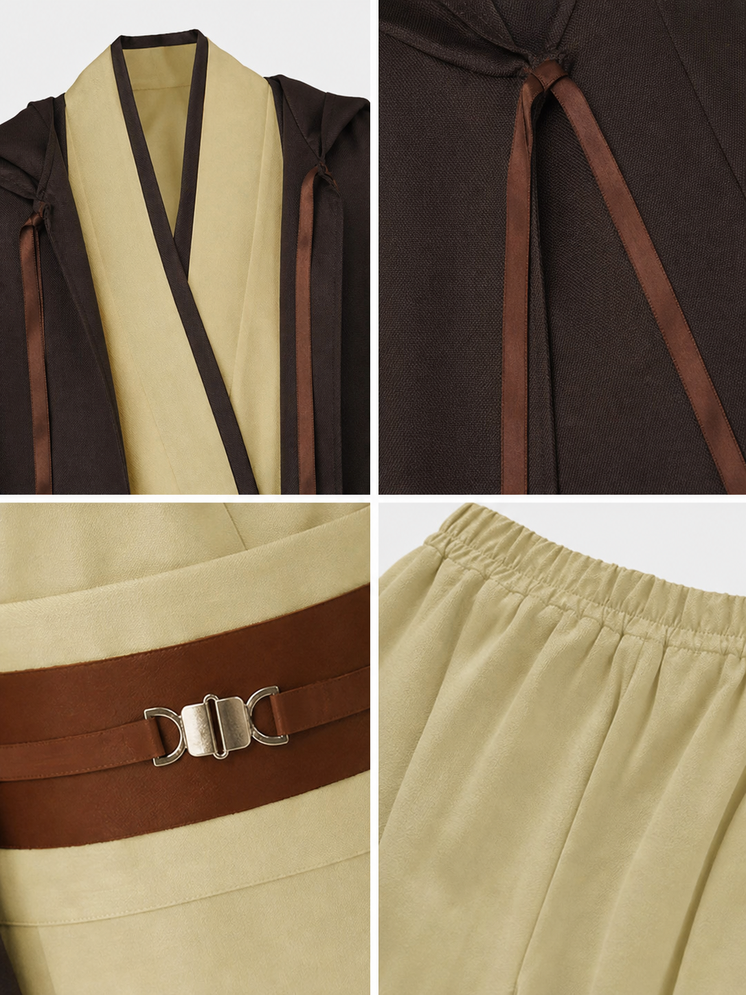 Obi-Wan Cosplay Costume, Jedi Look