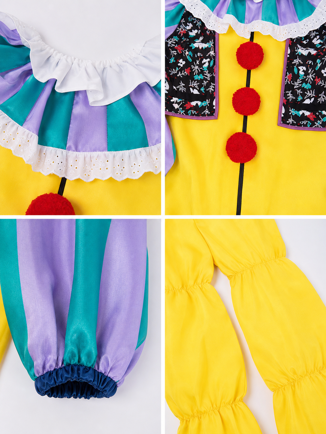 Clown Costume for Cosplay Based on the Film It