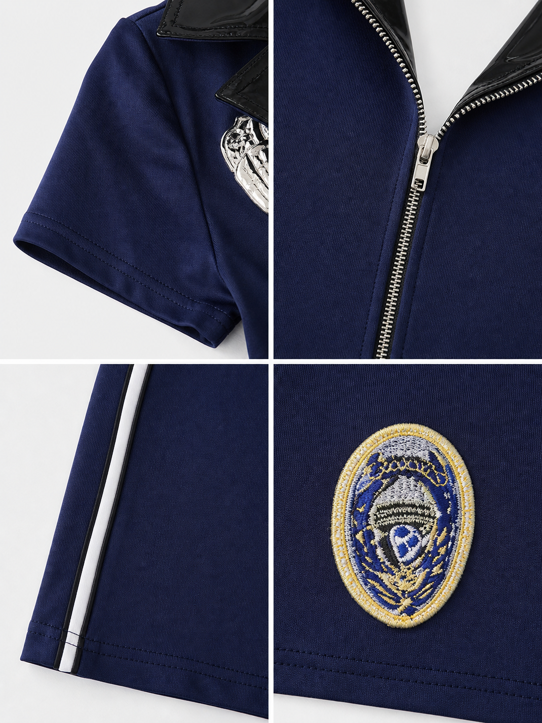 Police Officer Cosplay Costume, One-Piece Jumpsuit