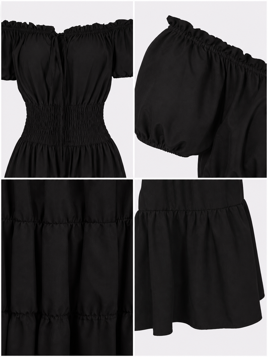 Renaissance-Style Off-the-Shoulder Dress