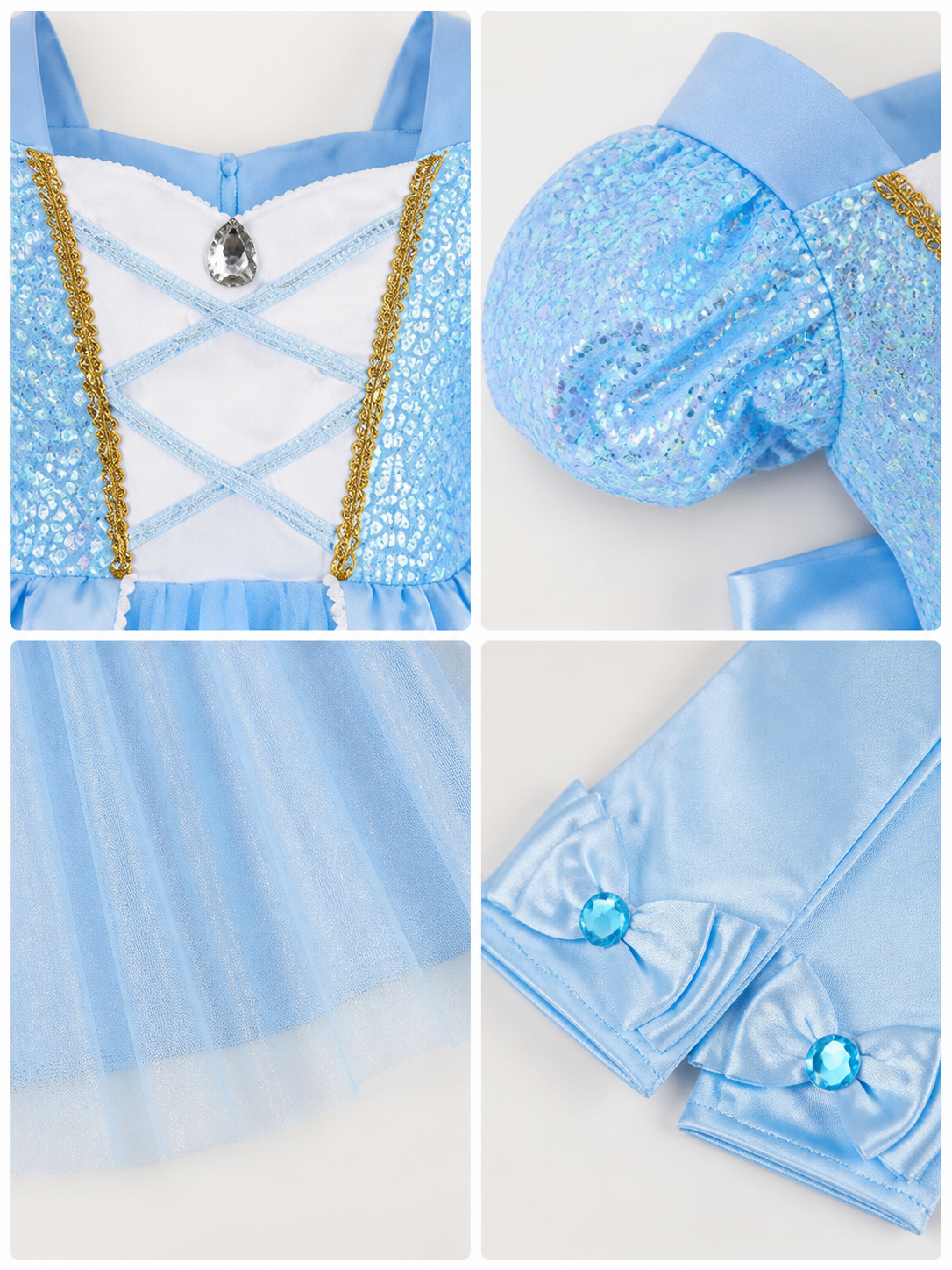 Cinderella Costume for Halloween and Cosplay