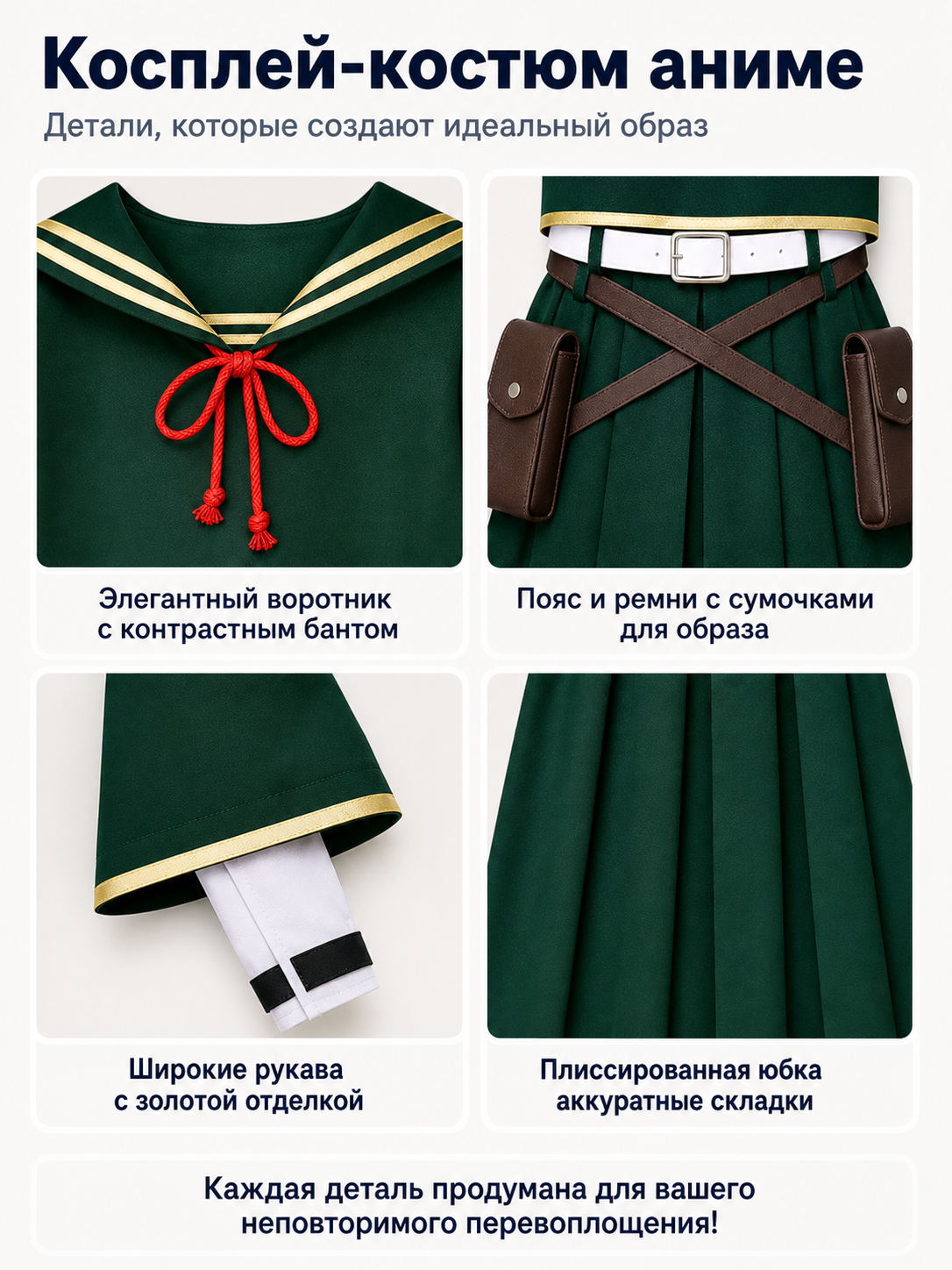 Shikikawa Shiei Character Cosplay Costume detail view