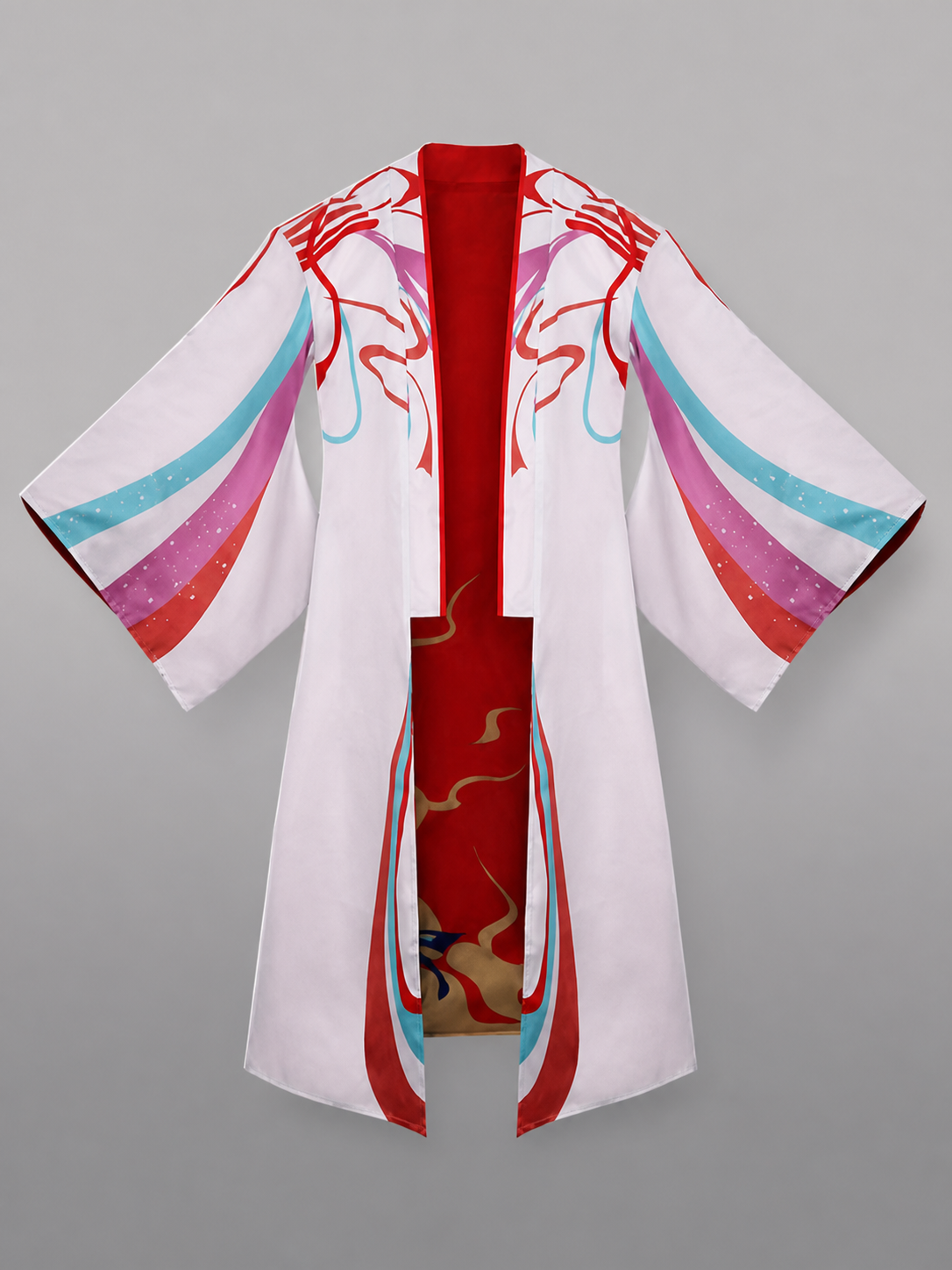Colorful Carnival Cloak with Cosplay Print